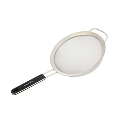 Comfy Grip Round Stainless Steel Extra Fine Mesh Strainer - with Silicone Handle - 7 3/4
