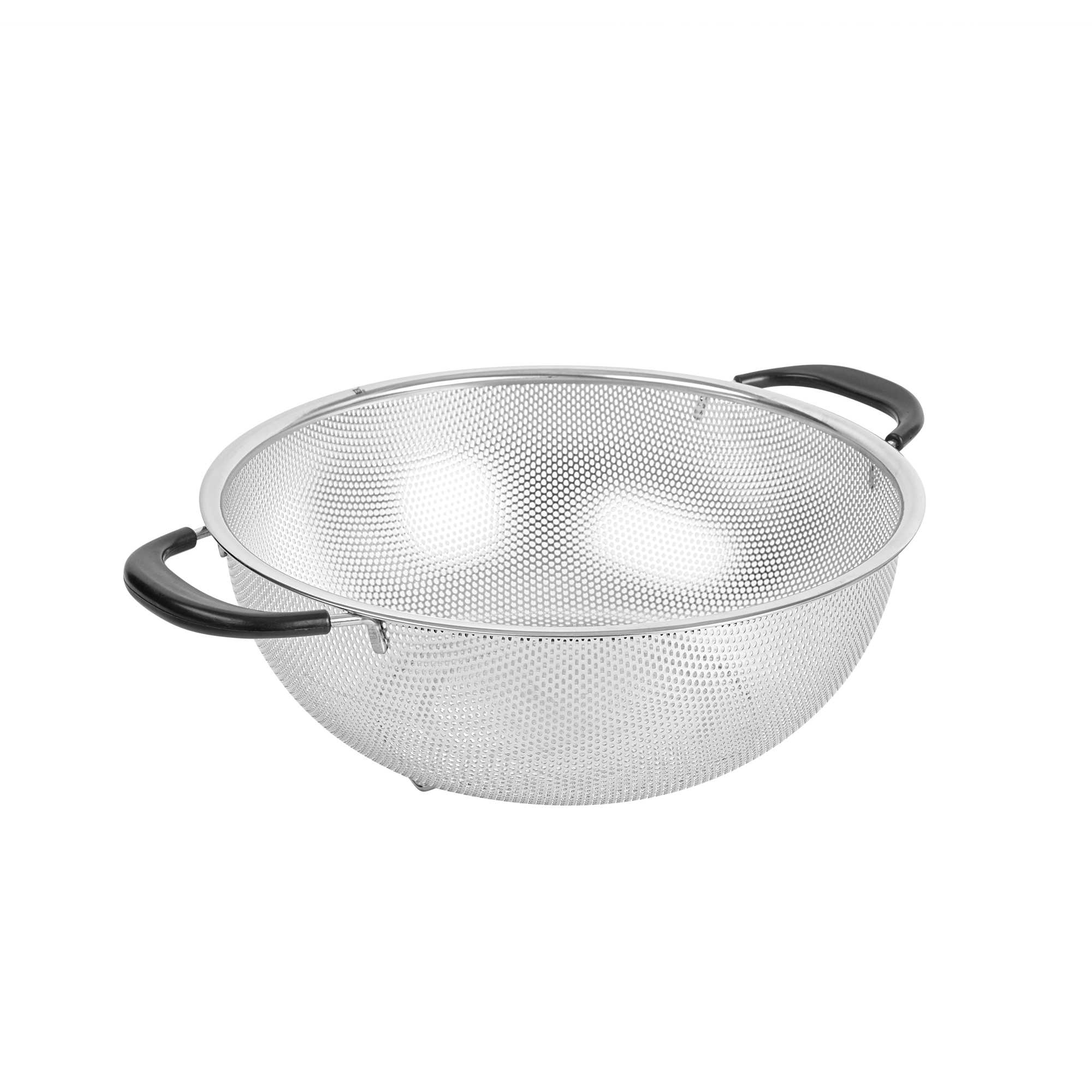 Met Lux 5 qt Stainless Steel Mesh Colander - with Handles - 1 count box
