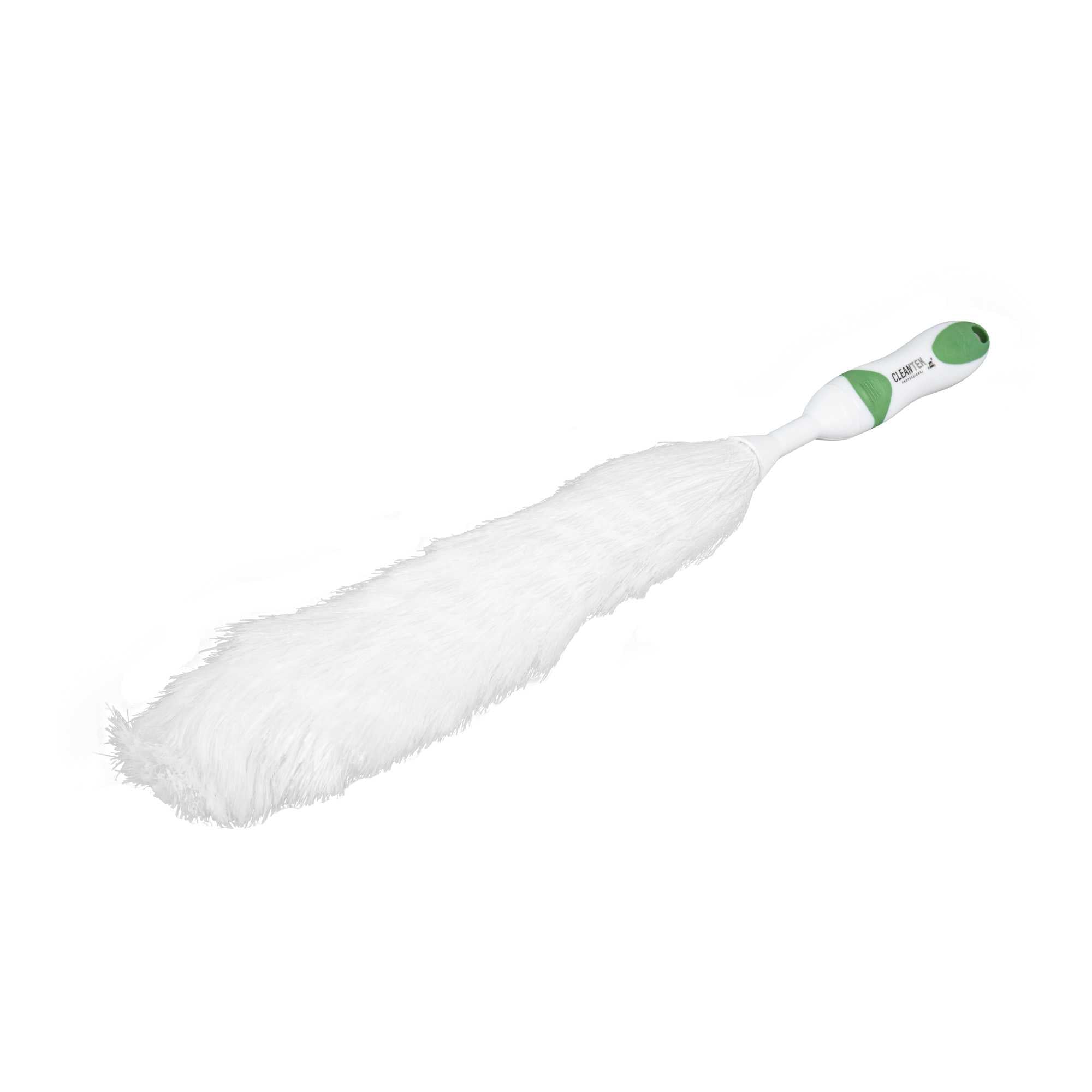 Clean Tek Professional Green and White Polypropylene Duster - Washable - 22" - 100 count box