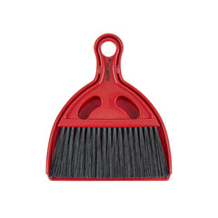 Clean Tek Professional Red and Black Mini Dustpan and Brush Set - 1 count box