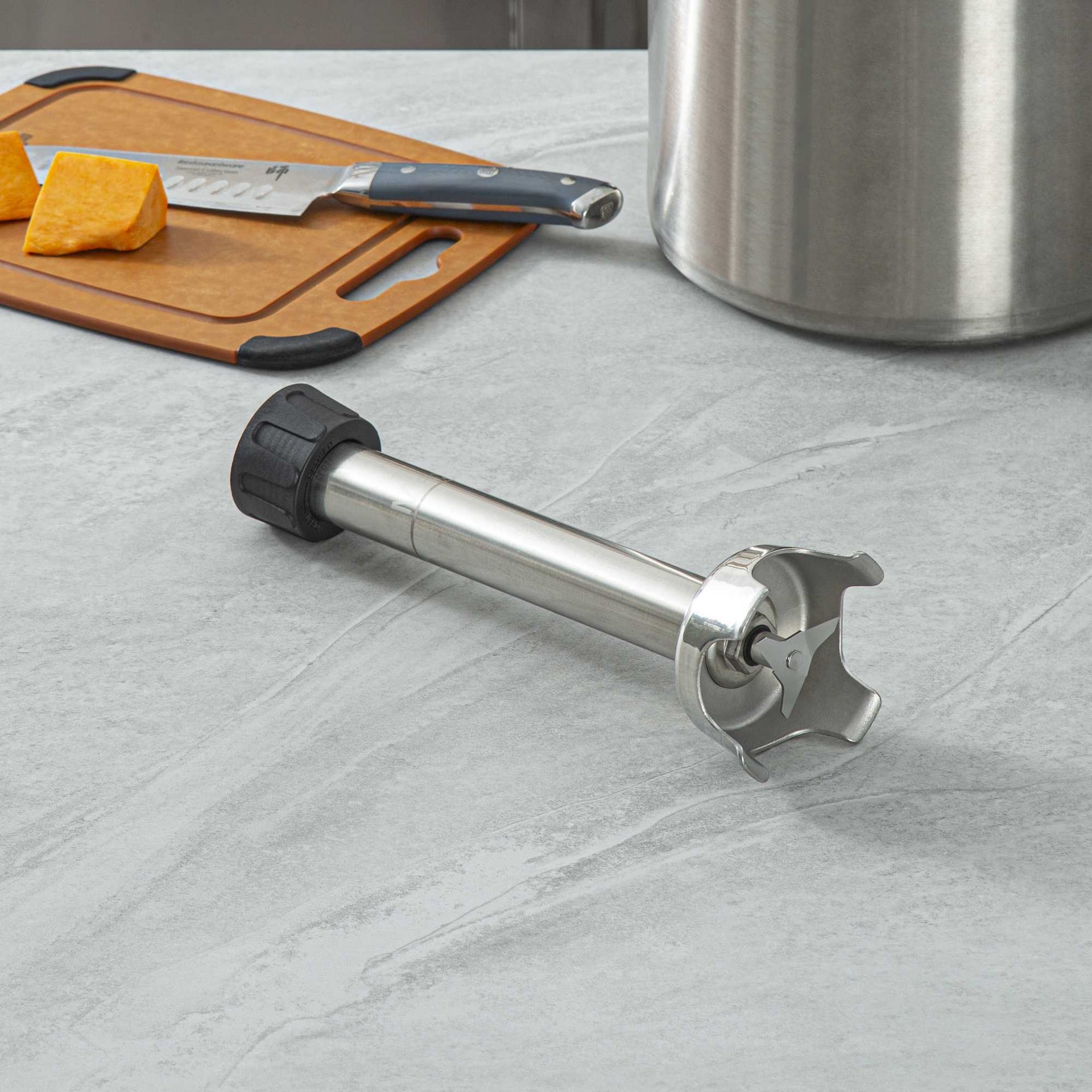Hi Tek Stainless Steel Blending Shaft - For Variable Speed Immersion Blender - 12" - 1 count box