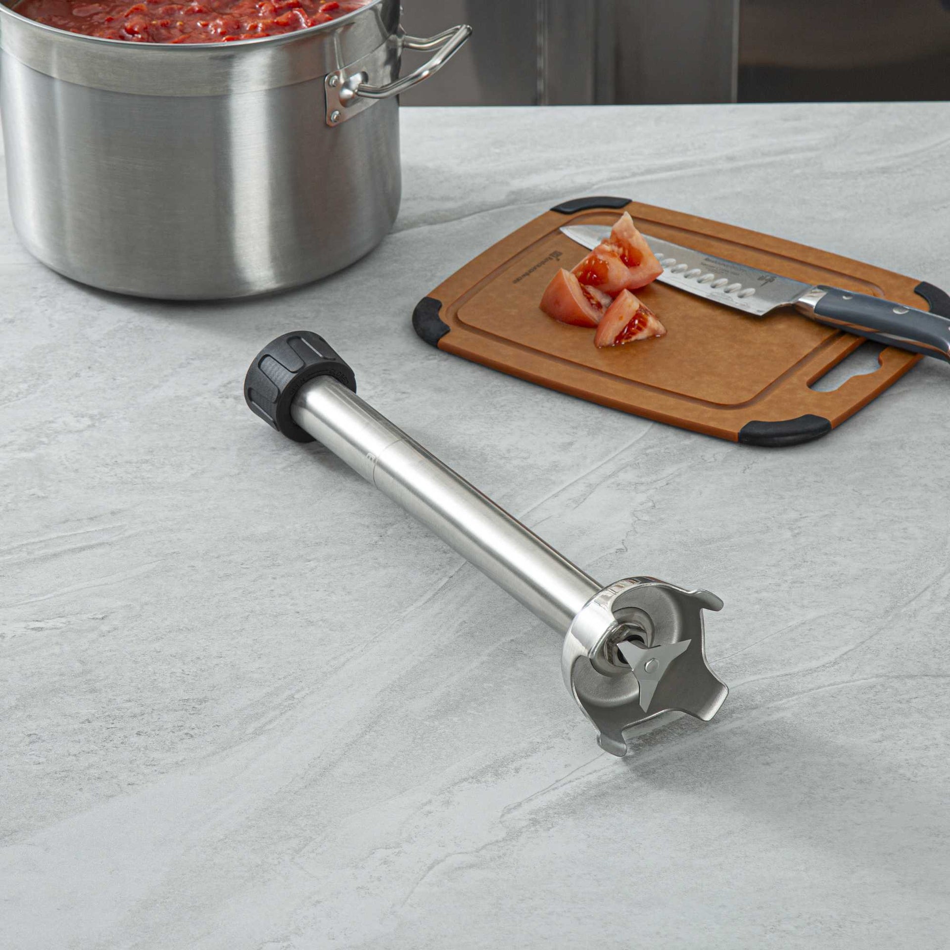 Hi Tek Stainless Steel Blending Shaft - For Variable Speed Immersion Blender - 16" - 1 count box