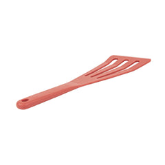 Met Lux Red Silicone High Temperature Slotted Turner / Spatula - 12 1/4