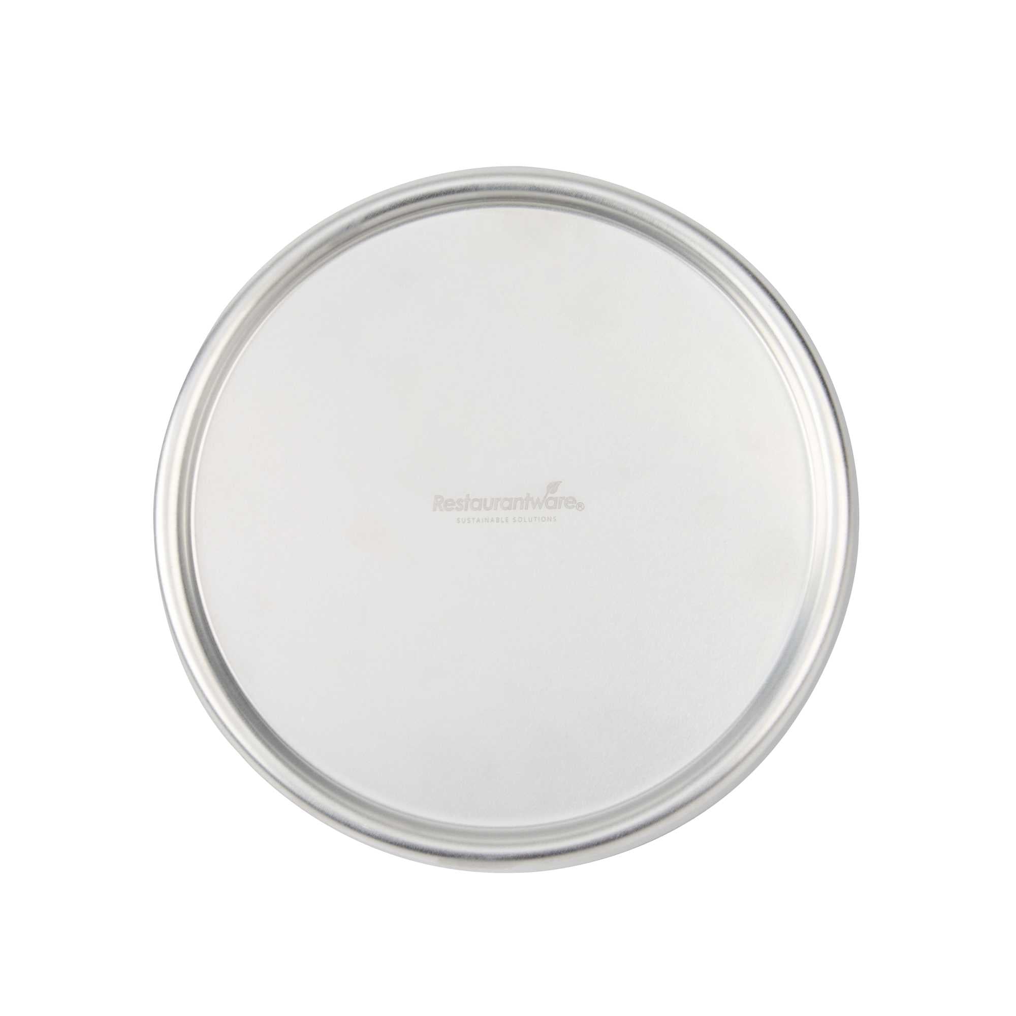 Met Lux Round Aluminum Lid - Fits 48 oz Stacking Dough Pan - 100 count box