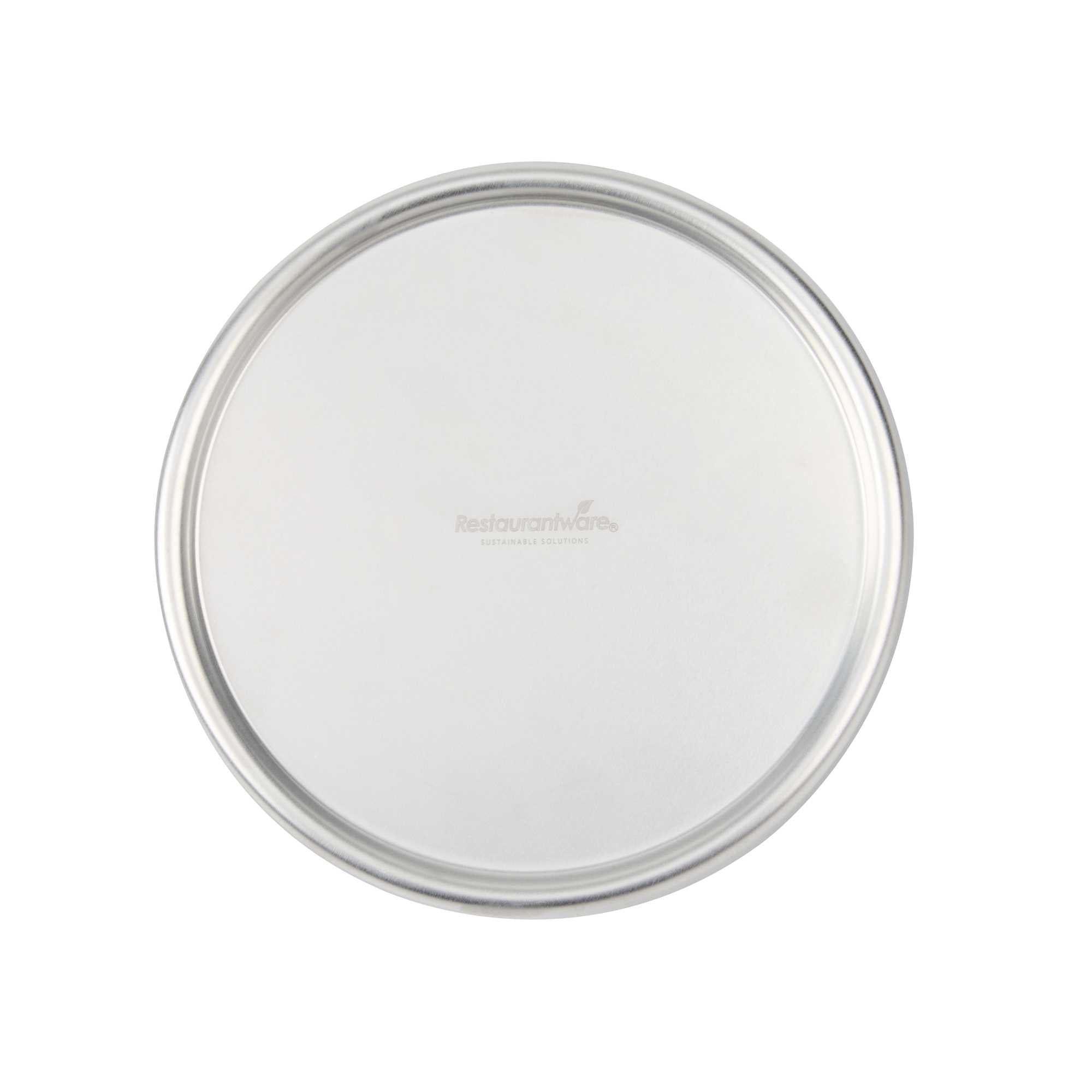 Met Lux Round Aluminum Lid - Fits 96 oz Stacking Dough Pan - 100 count box