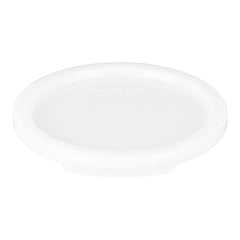 Met Lux Round White Polyethylene Lid - Fits 1 qt Food Storage Container - 40 count box