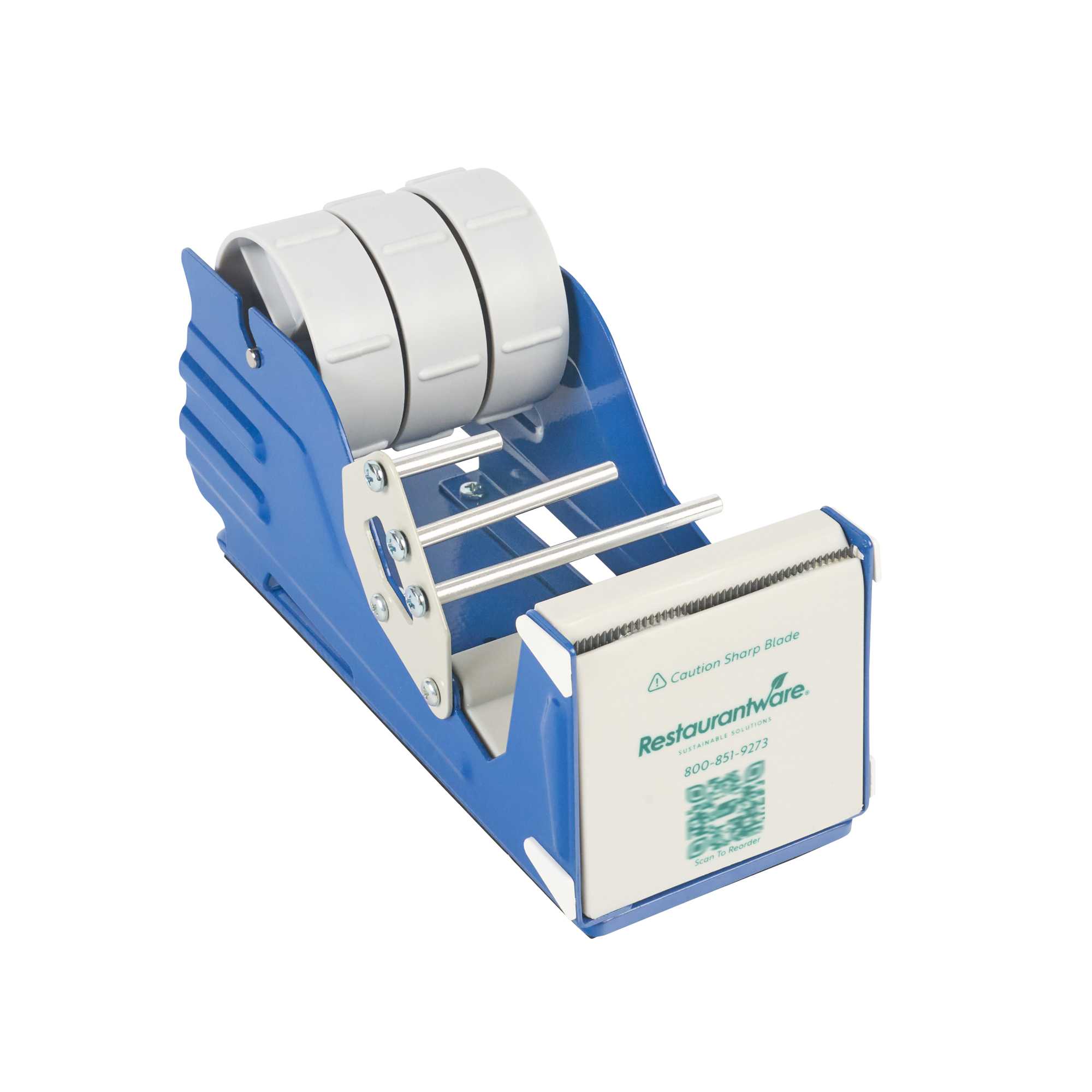 Handy Tek Manual Multi-Roll Tape and Label Dispenser - 3" Working Width - 9 1/2" x 4" x 5 1/4" - 6 count box