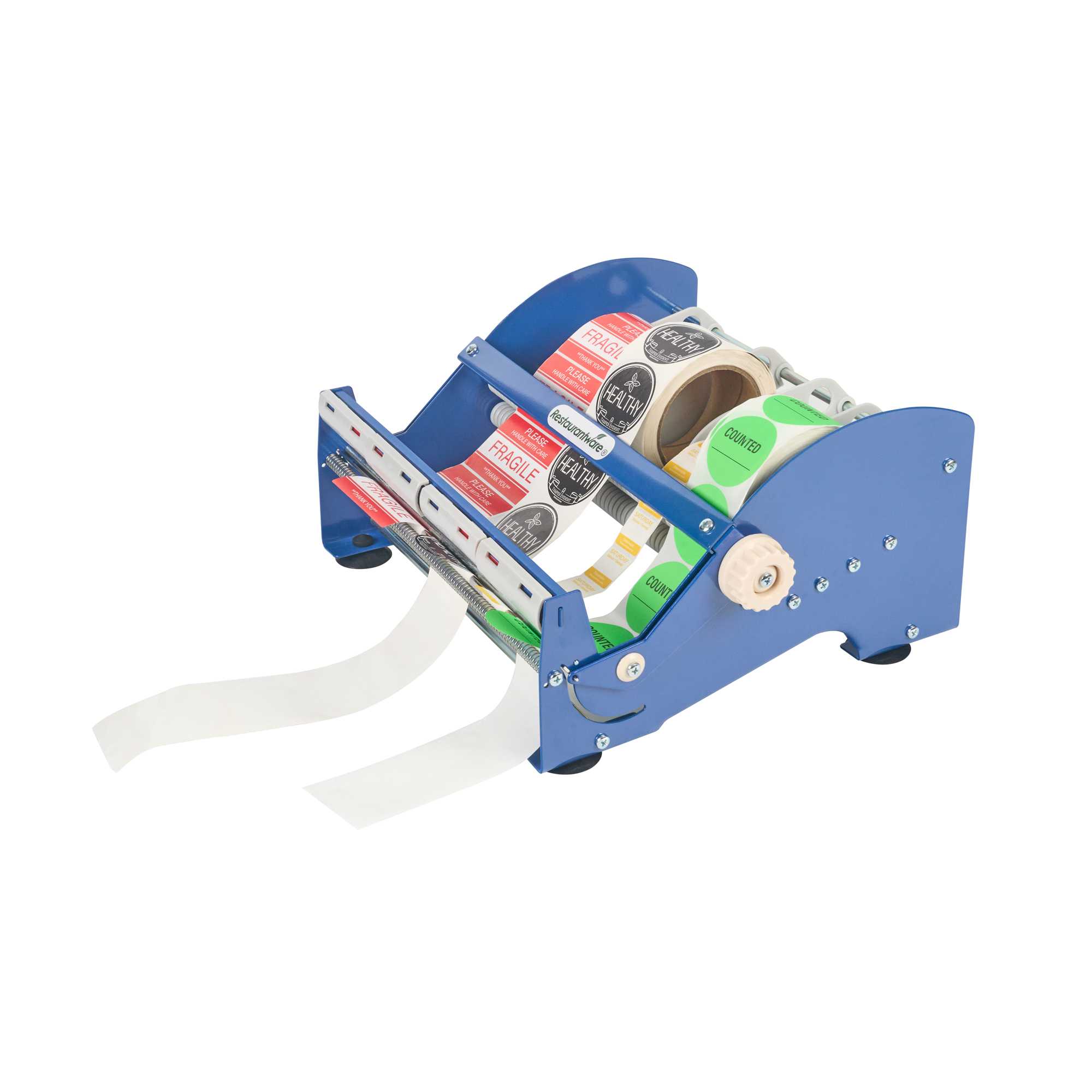 Handy Tek Manual Multi-Roll Tape and Label Dispenser - 12" Working Width - 14 1/2" x 13 1/2" x 7" - 3 count box