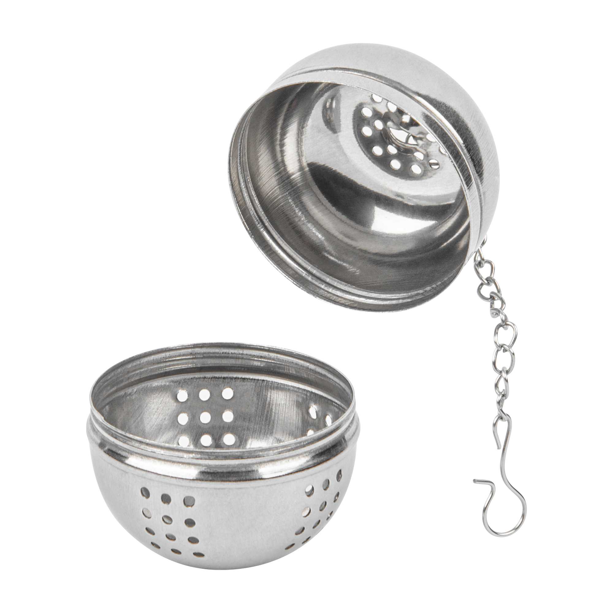 Met Lux Stainless Steel Loose Leaf Tea Ball Infuser - with Chain - 1 3/4" - 1 count box