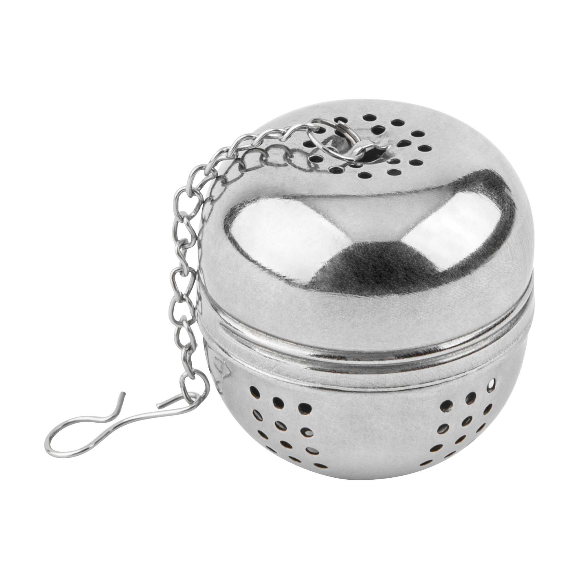 Met Lux Stainless Steel Loose Leaf Tea Ball Infuser - with Chain - 1 3/4" - 1 count box