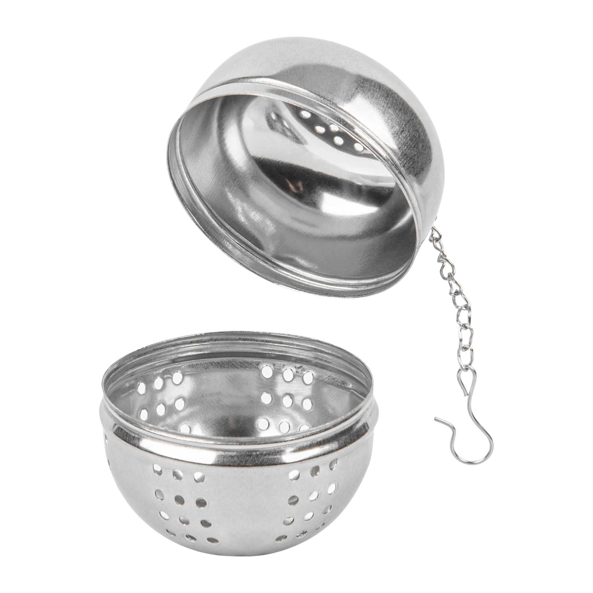 Met Lux Stainless Steel Loose Leaf Tea Ball Infuser - with Chain - 2 1/4" - 1 count box