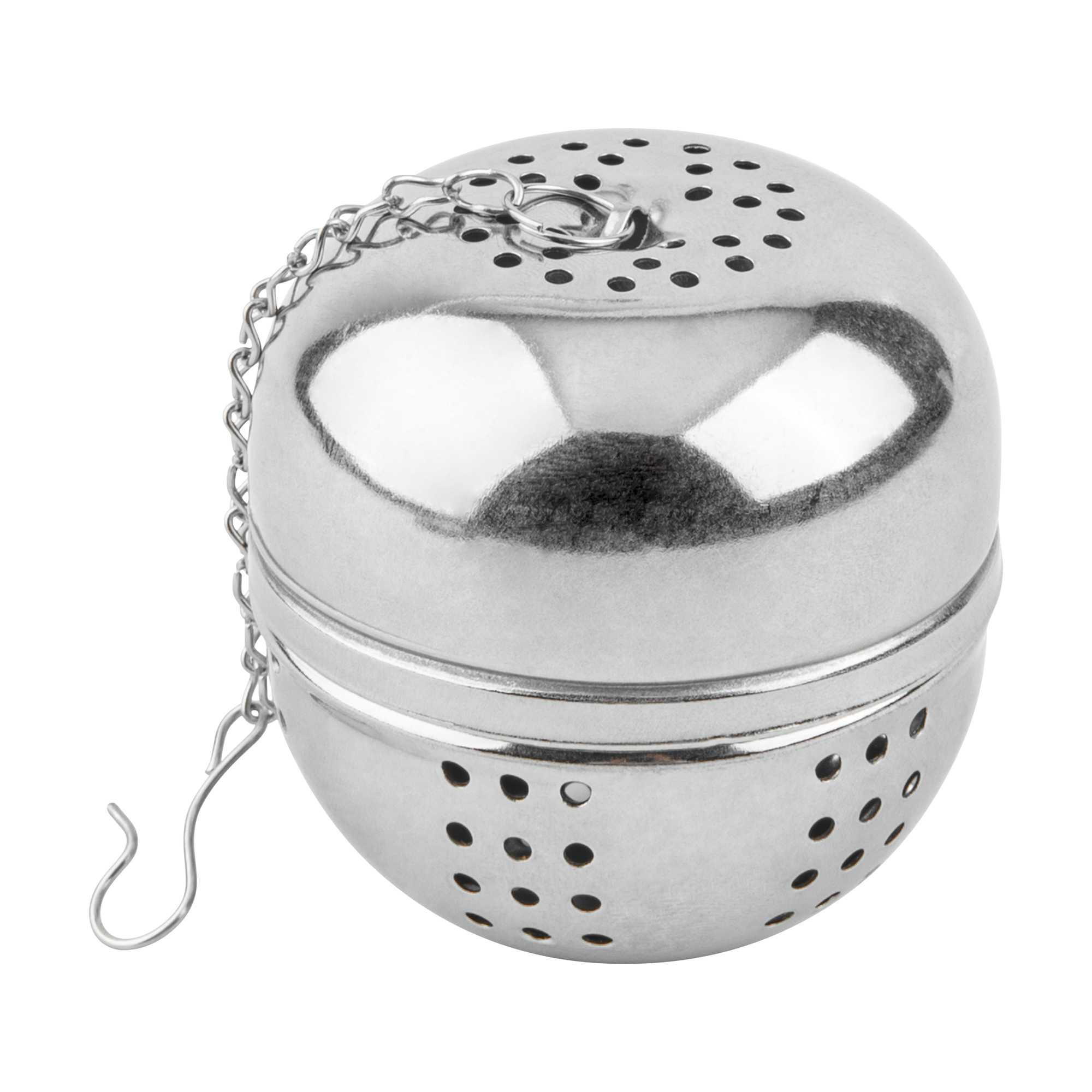 Met Lux Stainless Steel Loose Leaf Tea Ball Infuser - with Chain - 2 1/4" - 1 count box