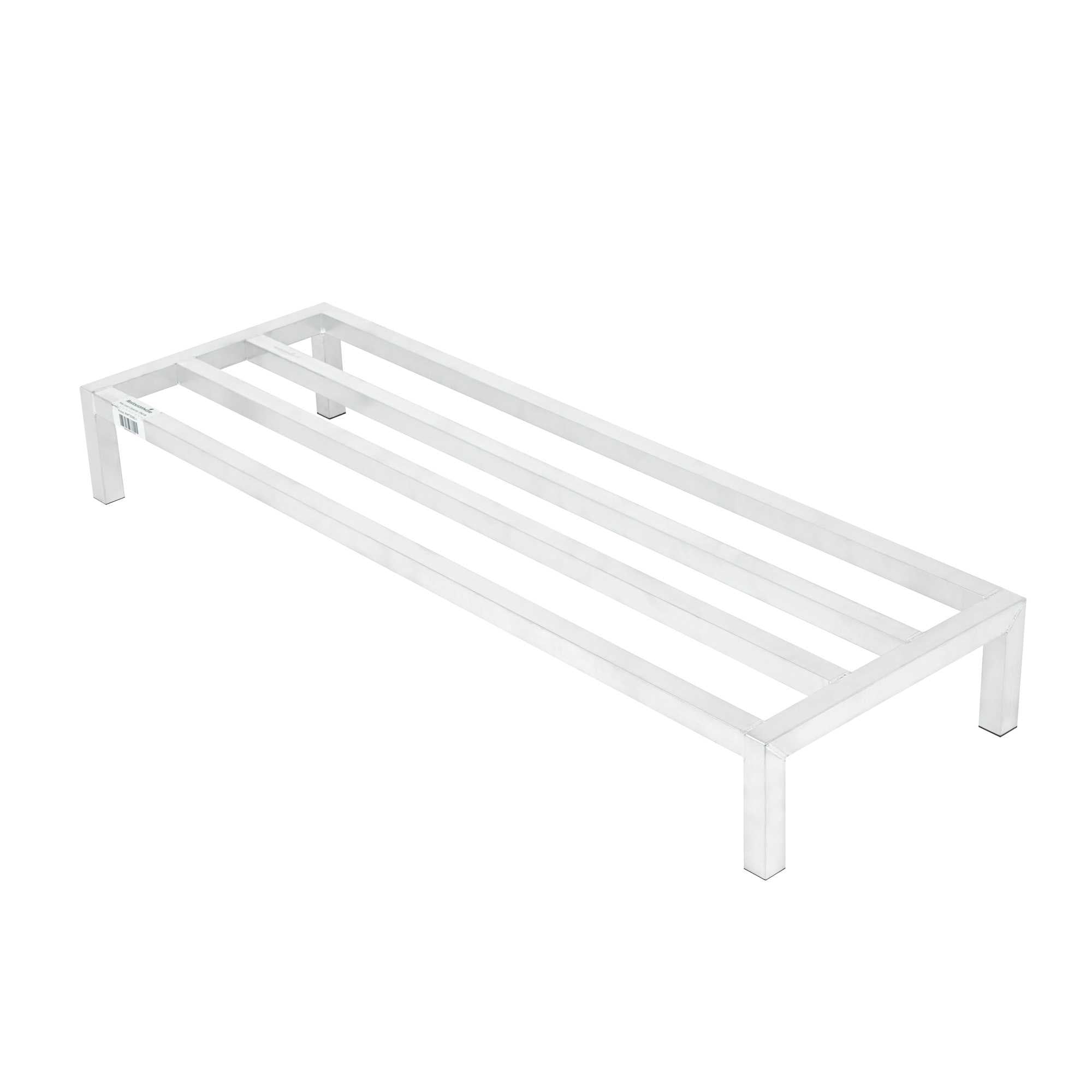 Kitchen Tek Aluminum Dunnage Rack - 1740 Lb Capacity - 60" x 20" x 8" - 6 count box