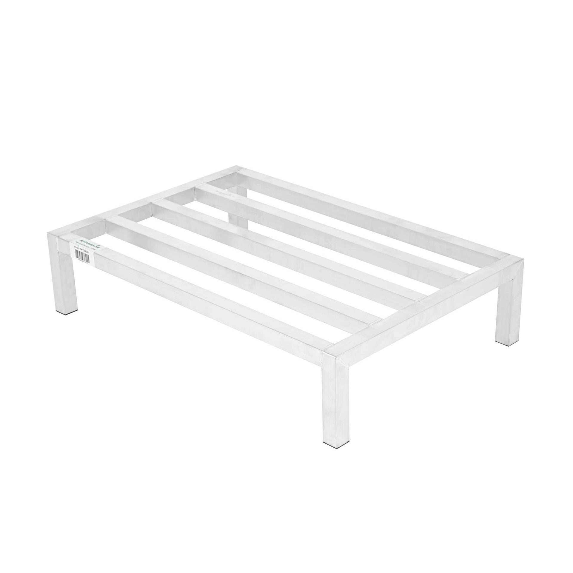 Kitchen Tek Aluminum Dunnage Rack - 1715 Lb Capacity - 36" x 24" x 8" - 6 count box