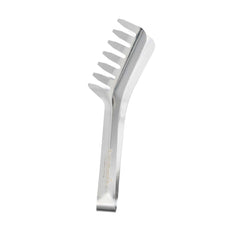 Met Lux Stainless Steel Heavy Weight Spaghetti Tongs - 7 3/4
