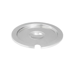 Met Lux Commercial Grade Notched Stainless Steel Vegetable Inset Cover - Fits 7 qt Pot - 6 count box
