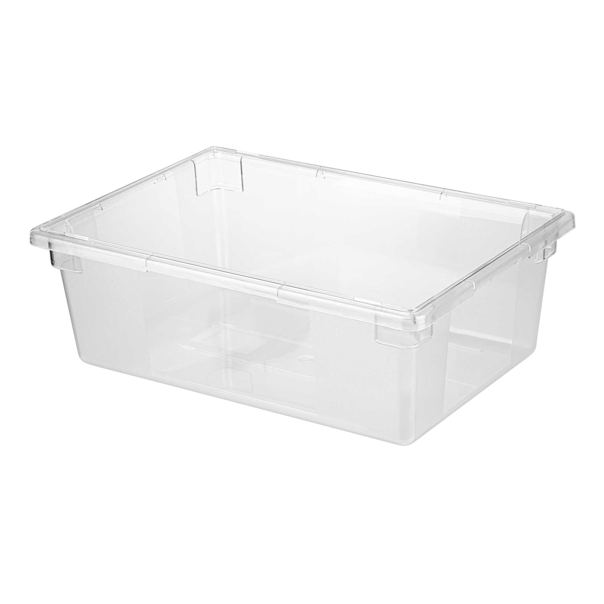 Met Lux Rectangle Clear Polycarbonate Food Storage Box - 26" x 18" x 9" - 1 count box