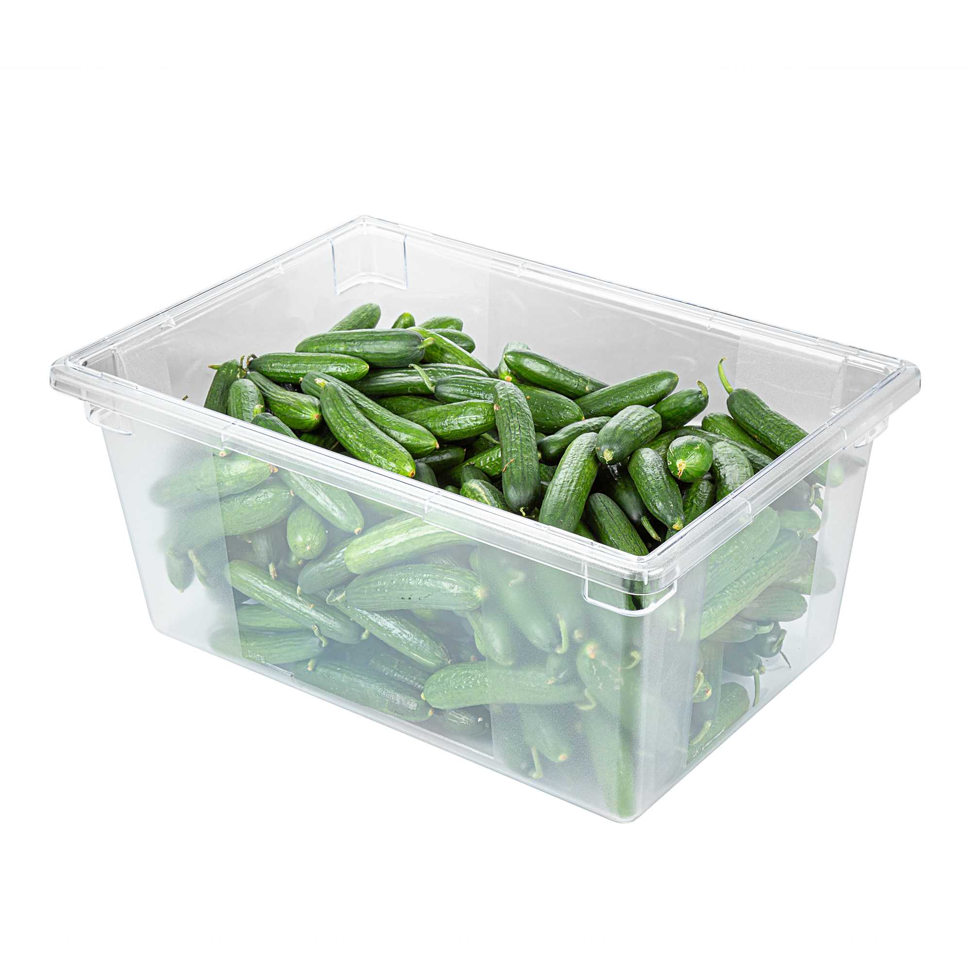 Met Lux Rectangle Clear Polycarbonate Food Storage Box - 26" x 18" x 12" - 1 count box