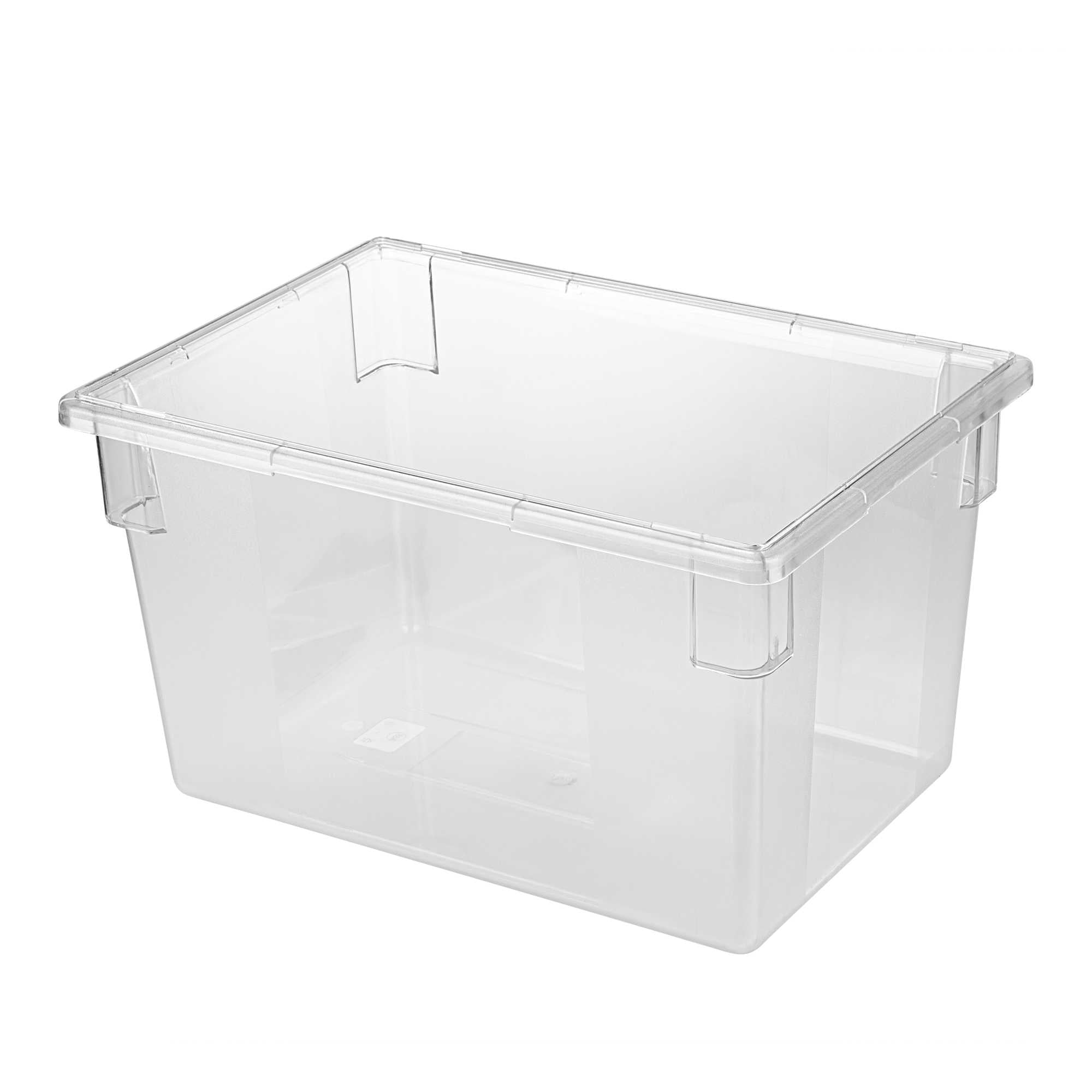 Met Lux Rectangle Clear Polycarbonate Food Storage Box - 26" x 18" x 15" - 1 count box