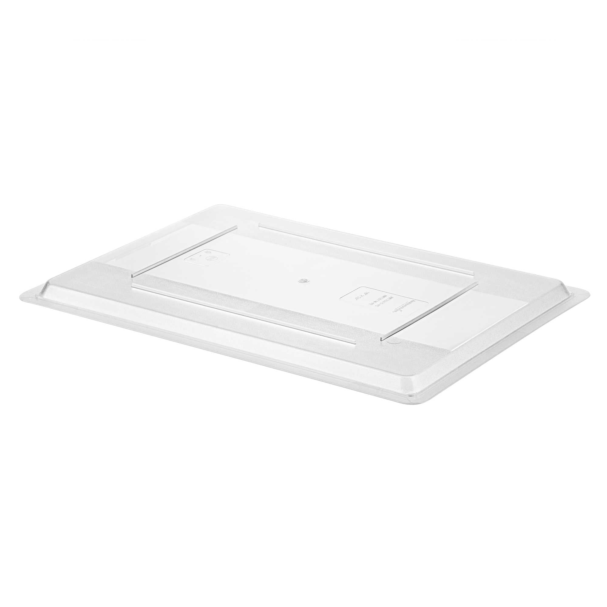 Met Lux Rectangle Clear Polycarbonate Lid - Fits Food Storage Boxes - 26" x 18" x 1" - 1 count box