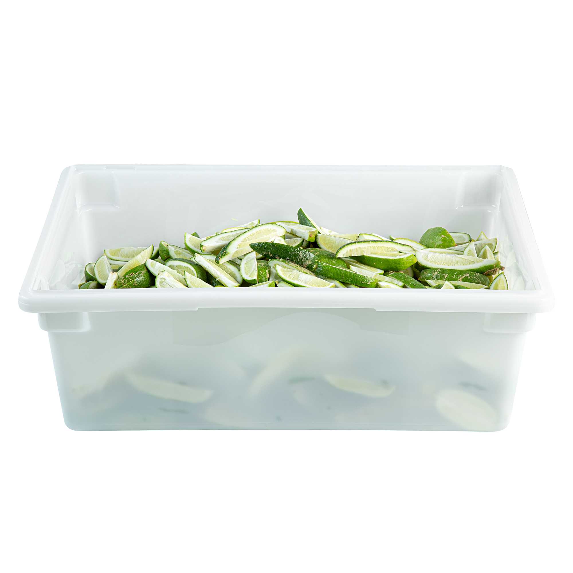 Met Lux Rectangle White Polyethylene Food Storage Box - 26" x 18" x 9" - 1 count box