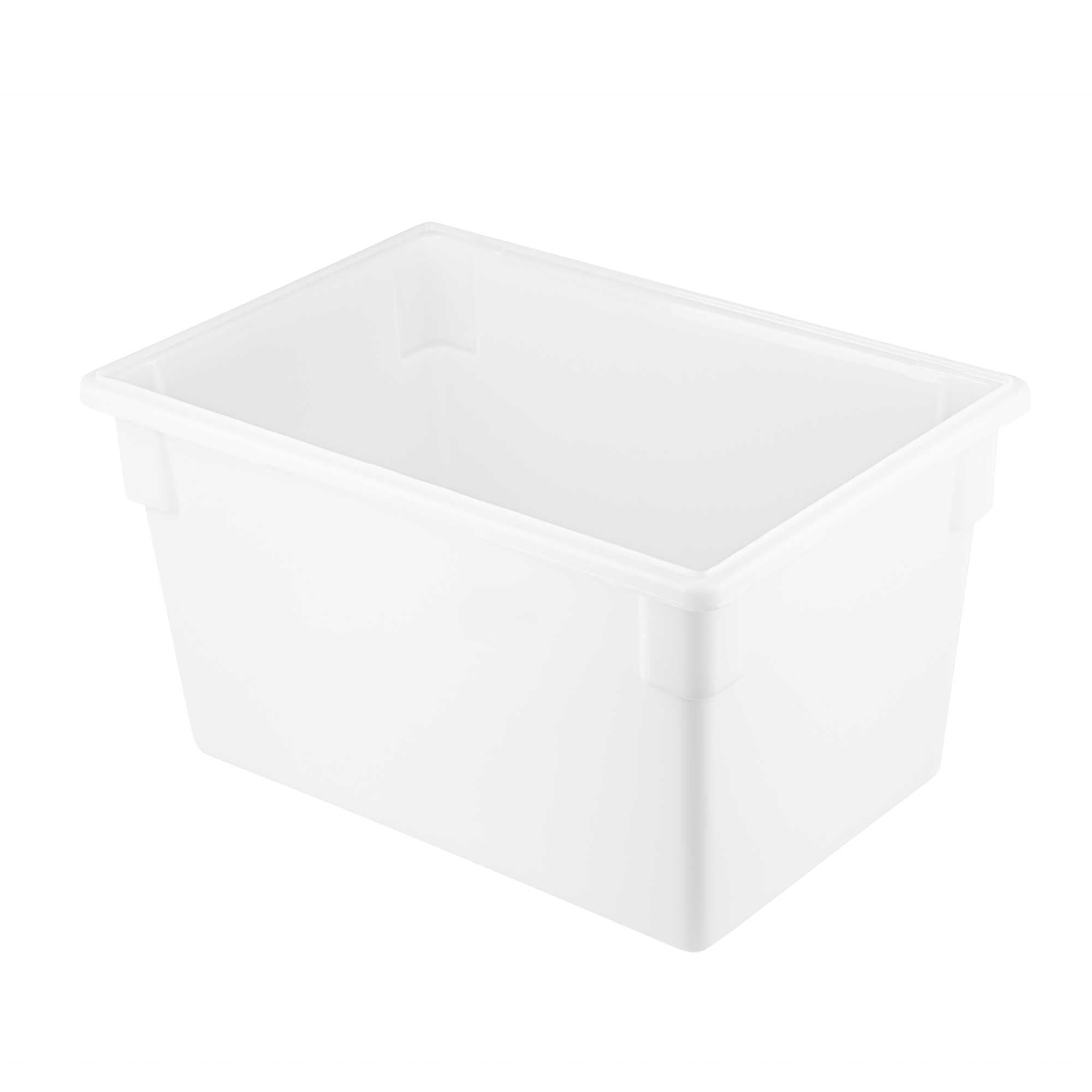 Met Lux Rectangle White Polyethylene Food Storage Box - 26" x 18" x 15" - 1 count box