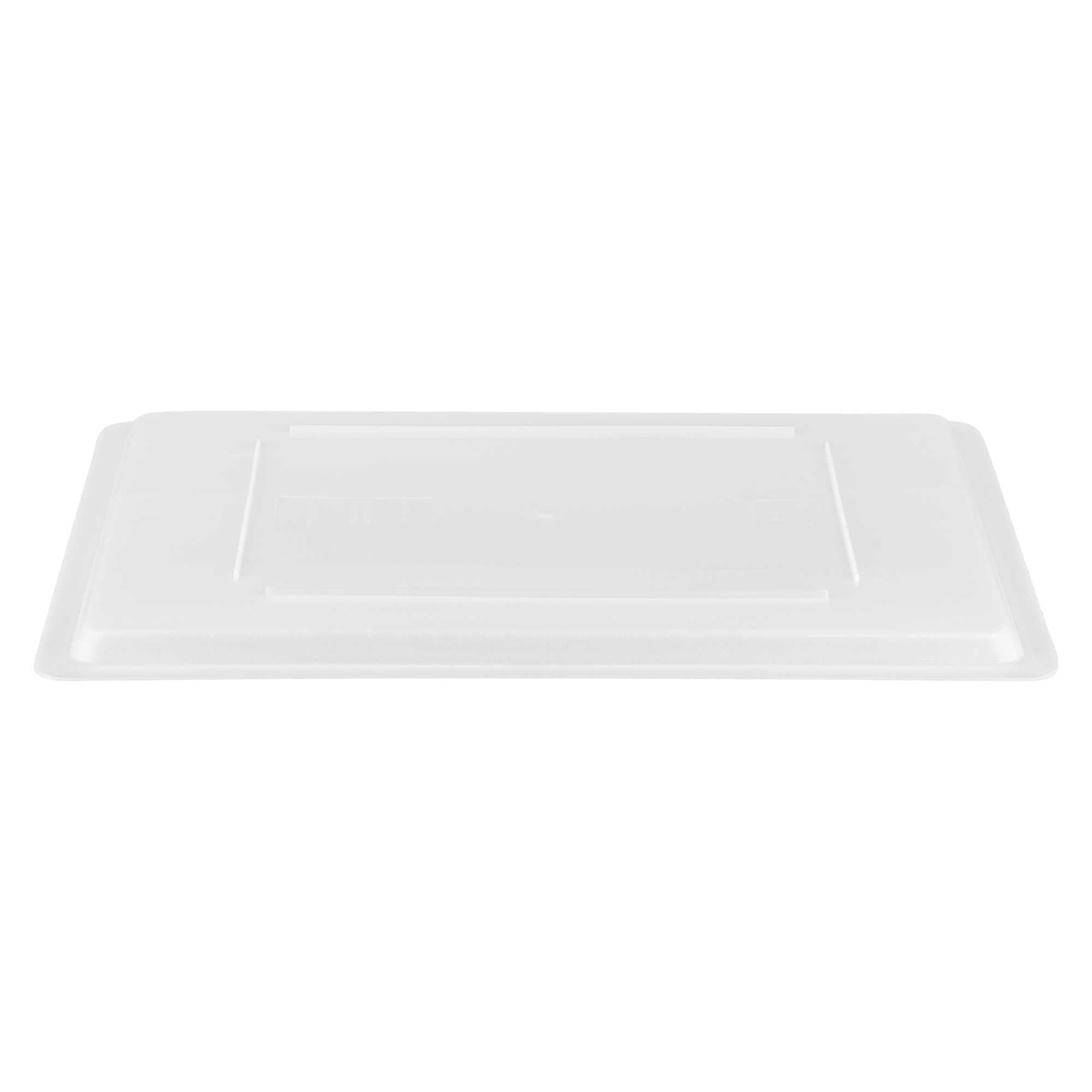 Met Lux Rectangle White Polyethylene Lid - Fits Food Storage Boxes - 26" x 18" x 1" - 1 count box