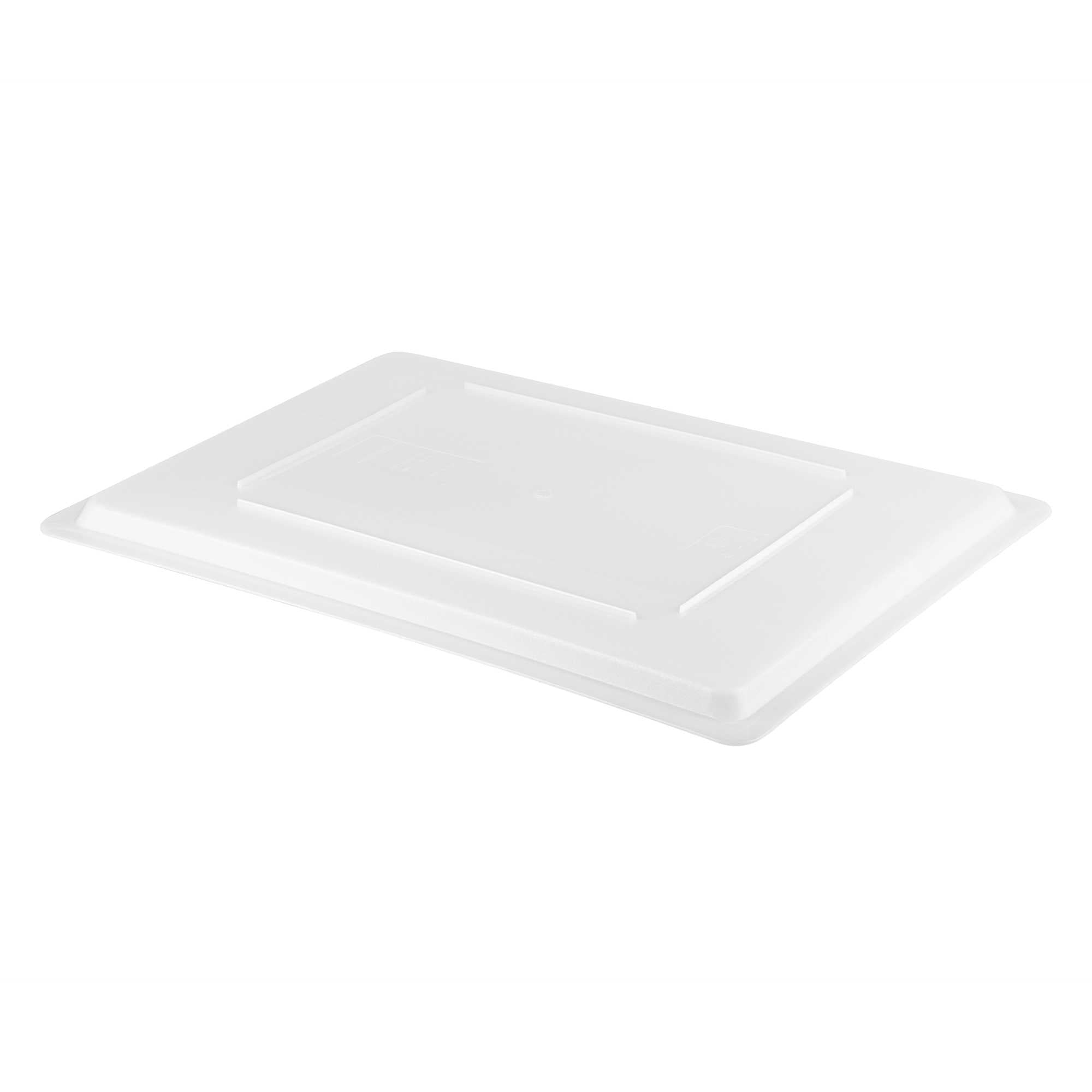 Met Lux Rectangle White Polyethylene Lid - Fits Food Storage Boxes - 26" x 18" x 1" - 1 count box