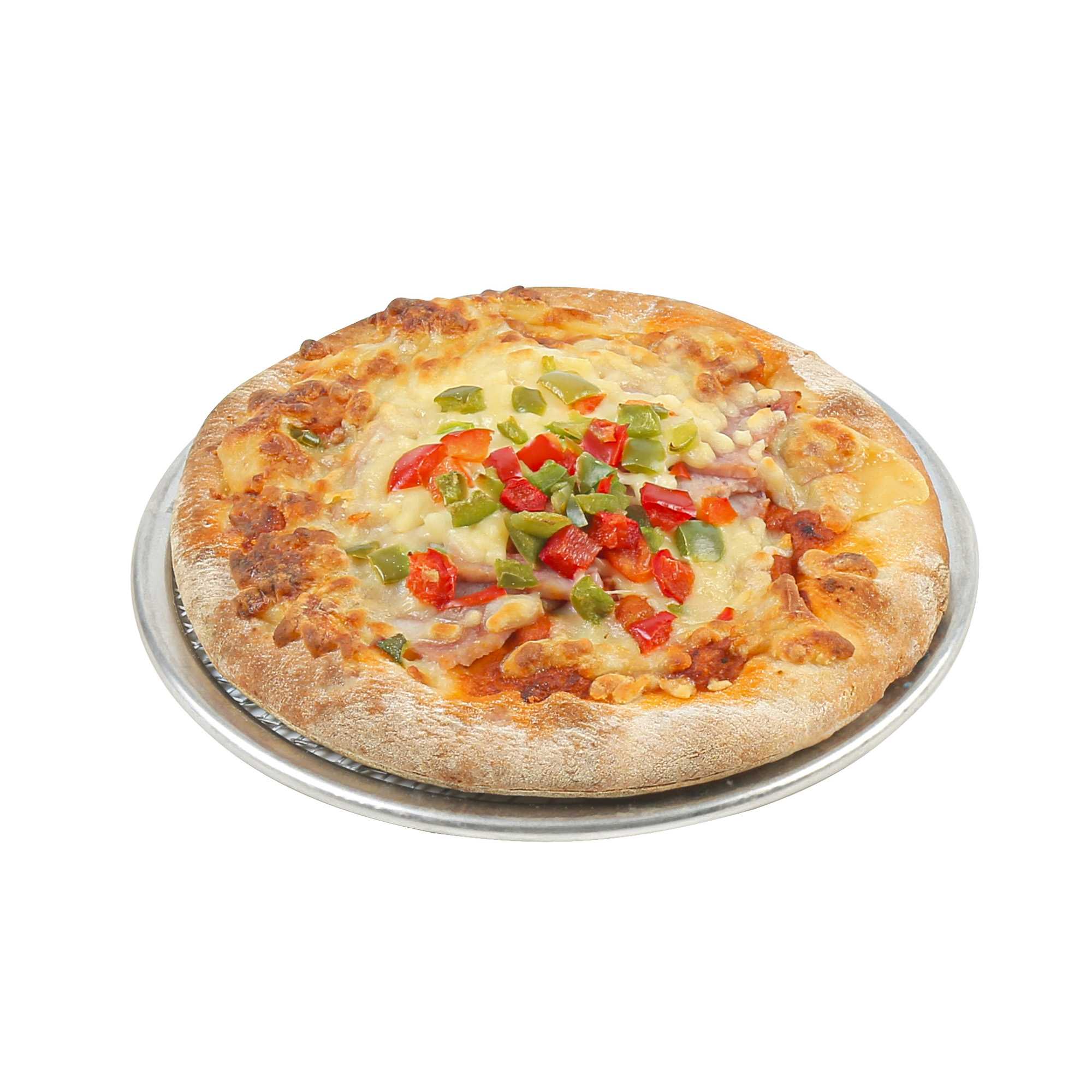 Pizzaly Round Aluminum Pizza Screen - 7" x 7" x 1/4" - 1 count box