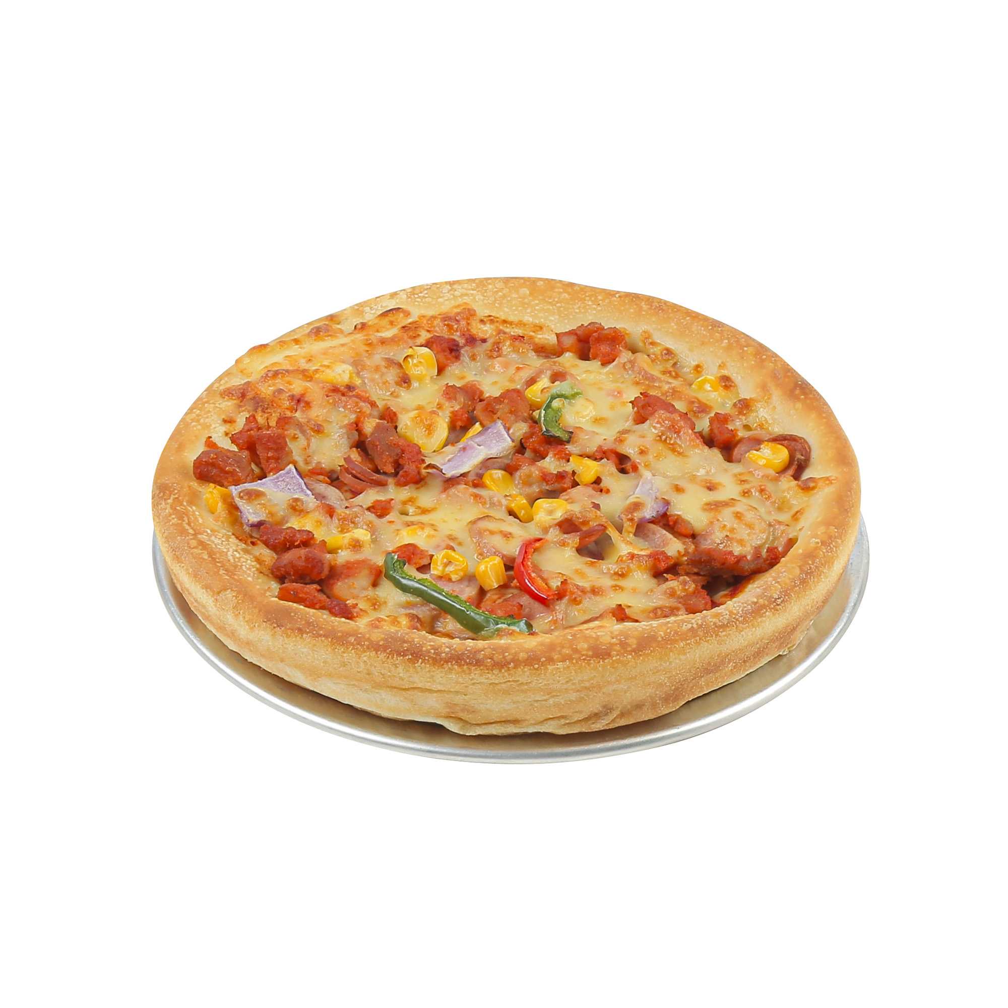Pizzaly Round Aluminum Pizza Screen - 8" x 8" x 1/4" - 1 count box