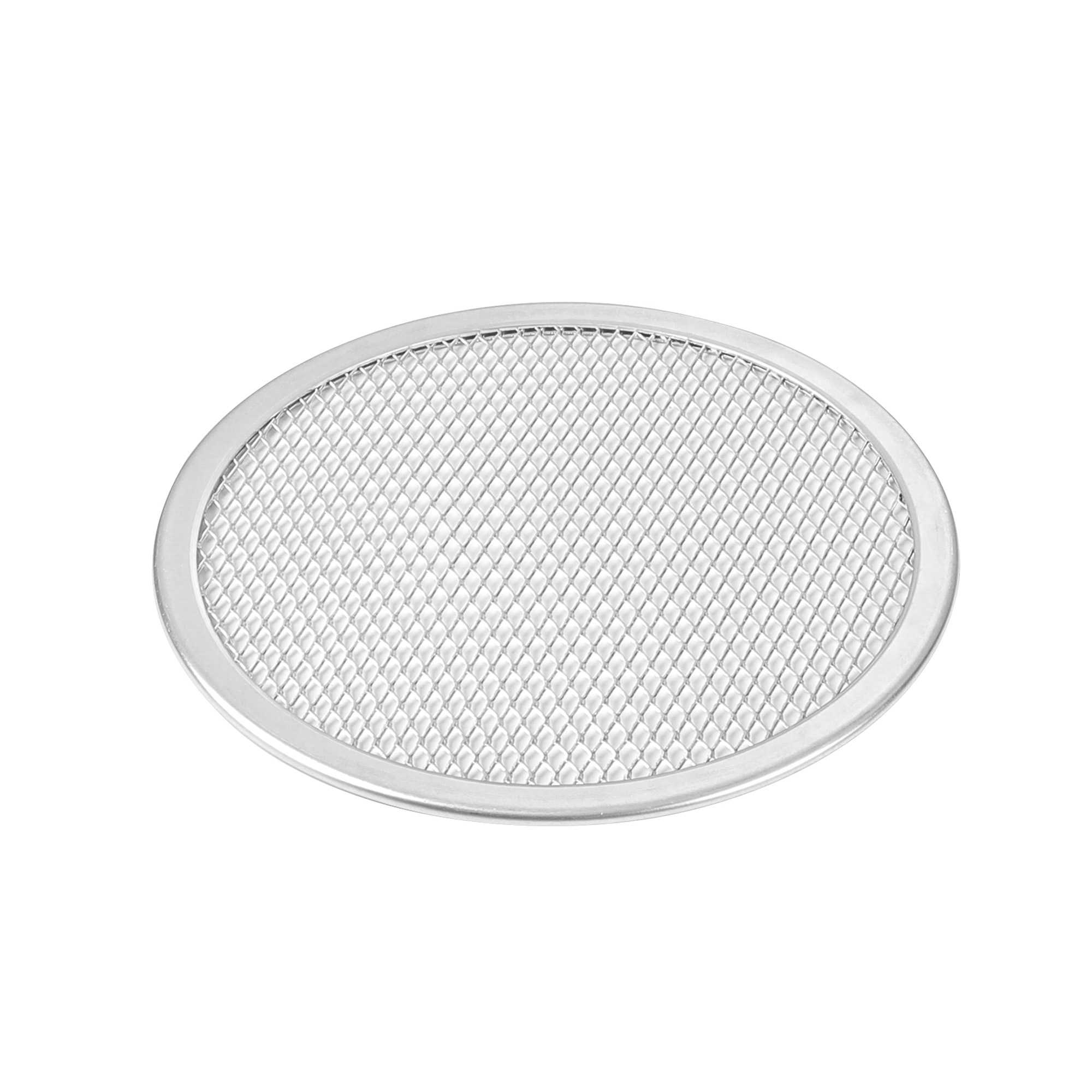 Pizzaly Round Aluminum Pizza Screen - 8" x 8" x 1/4" - 1 count box