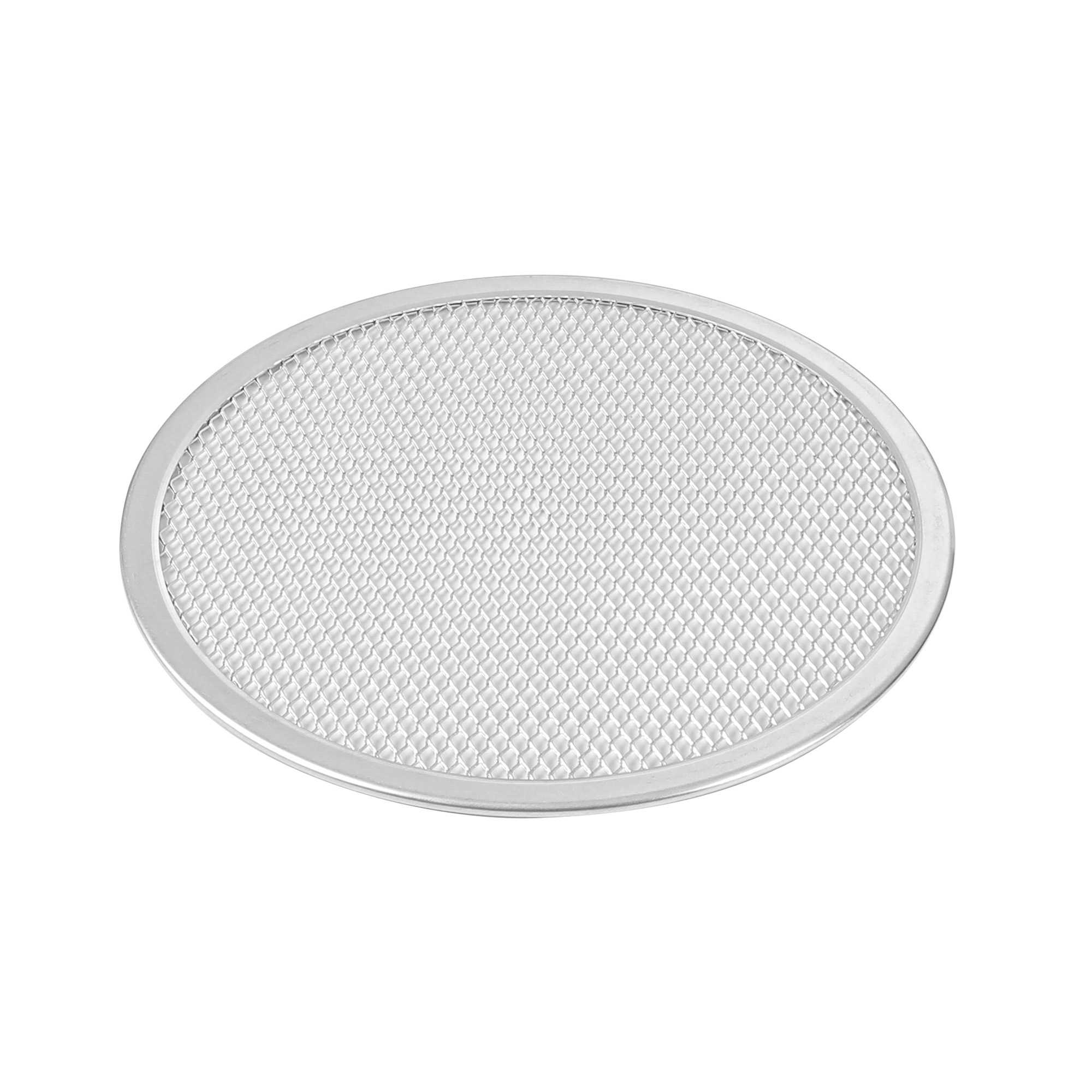 Pizzaly Round Aluminum Pizza Screen - 9" x 9" x 1/4" - 1 count box