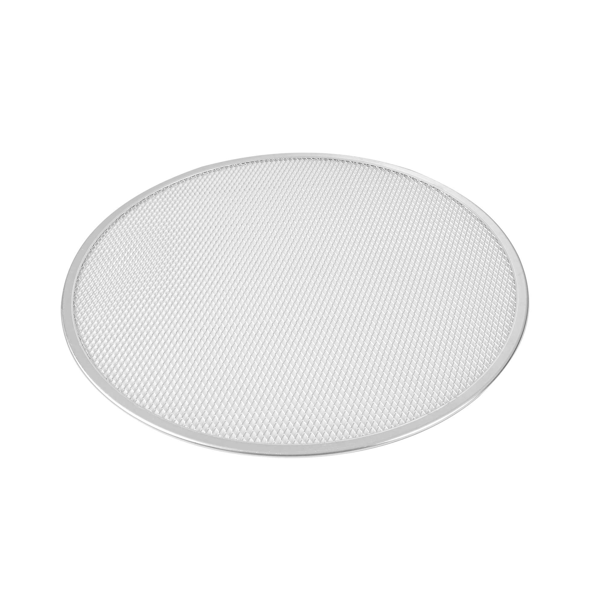 Pizzaly Round Aluminum Pizza Screen - 17" x 17" x 1/4" - 1 count box