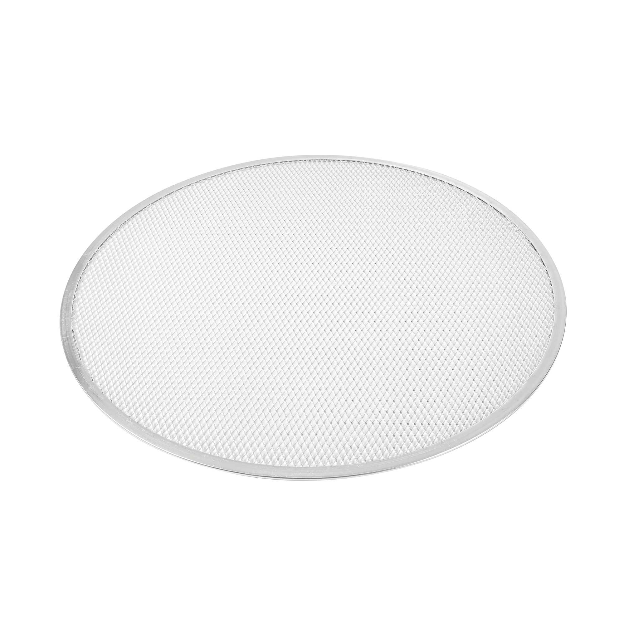 Pizzaly Round Aluminum Pizza Screen - 19" x 19" x 1/4" - 1 count box