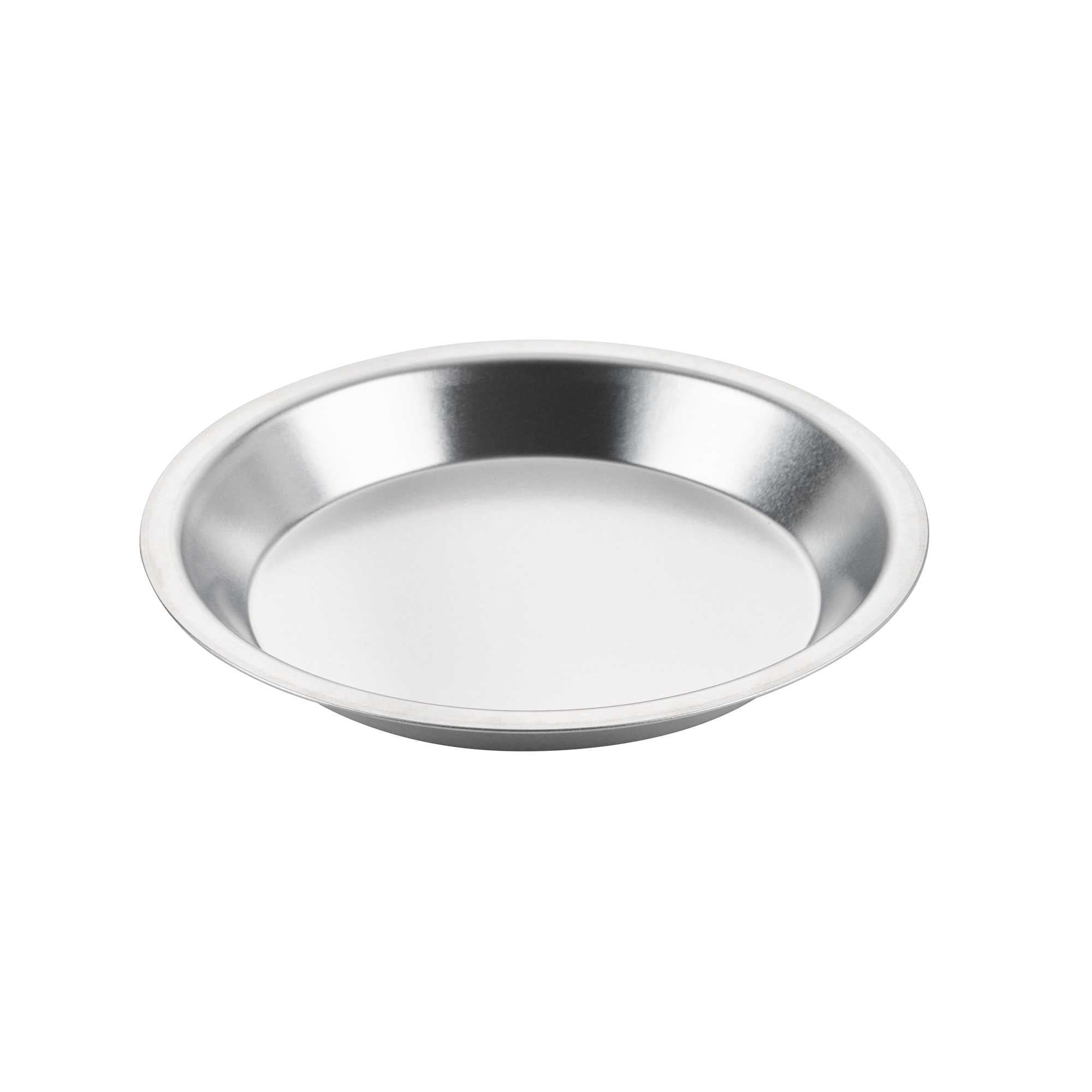 Pastry Tek 21 Gauge Aluminum Pie Pan - 9" x 9" x 1 1/4"- 1 count box
