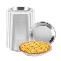 Pastry Tek 21 Gauge Aluminum Pie Pan - 9