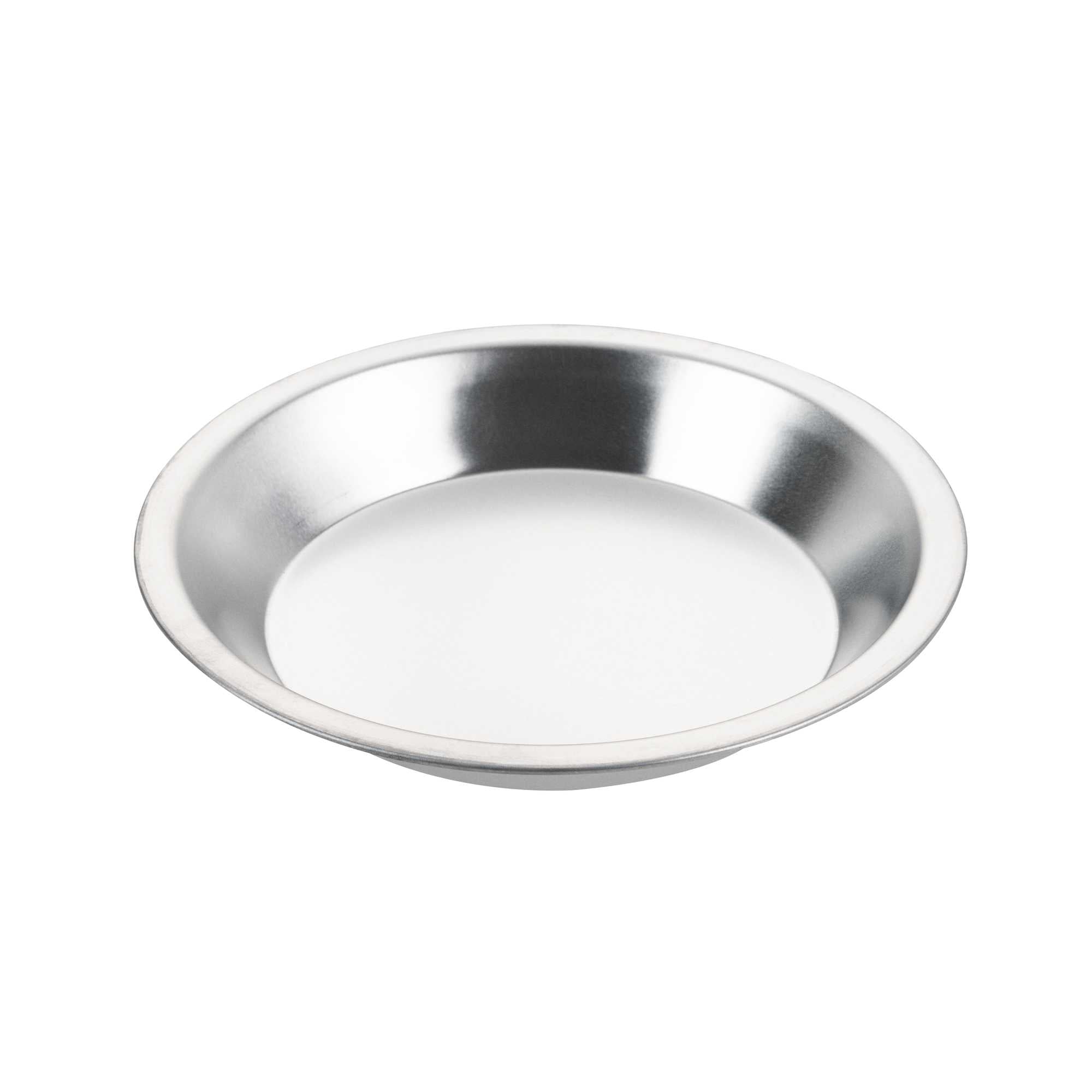 Pastry Tek 18 Gauge Aluminum Pie Pan - 8" x 8" x 1 1/4"- 1 count box