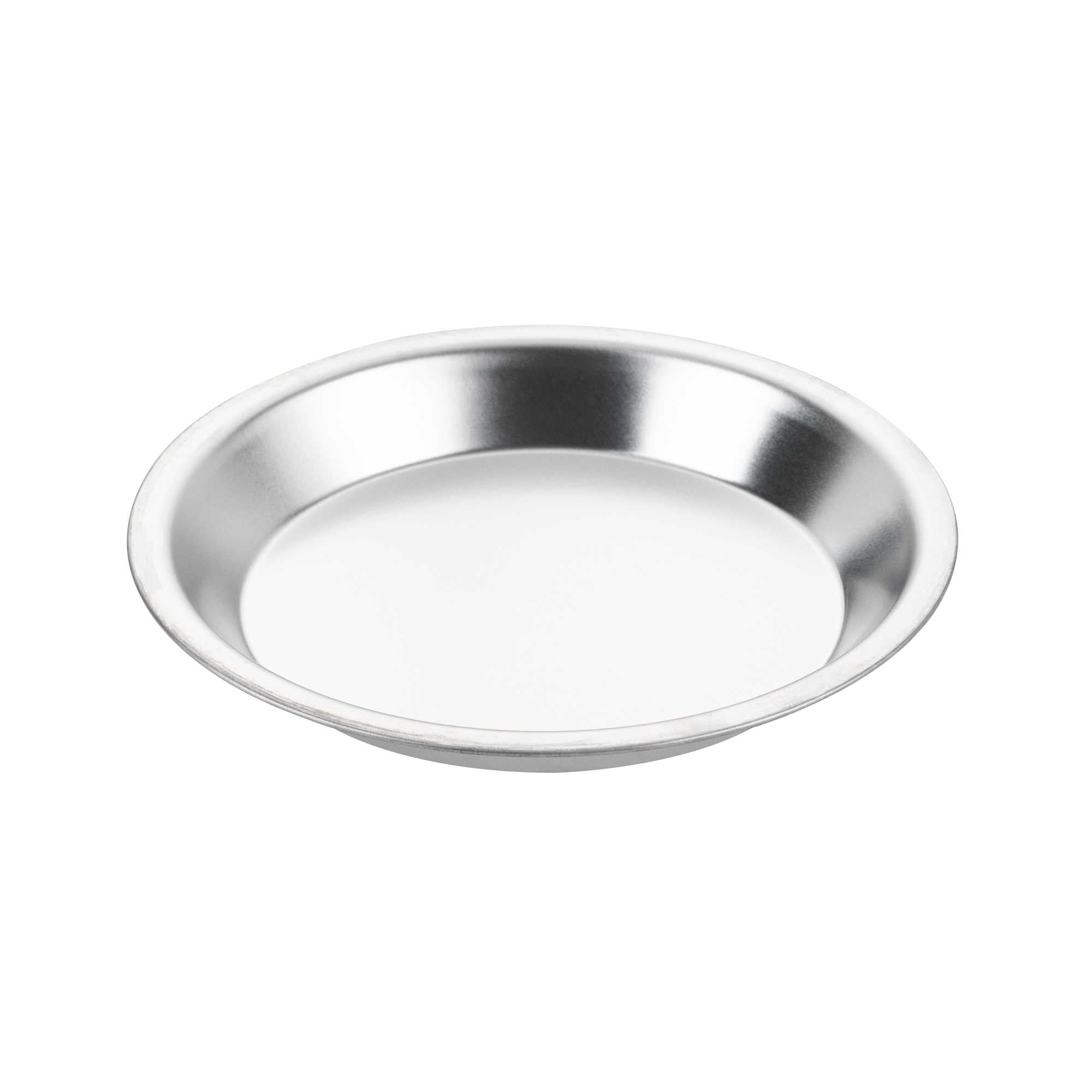 Pastry Tek 18 Gauge Aluminum Pie Pan - 9" x 9" x 1 1/4"- 1 count box