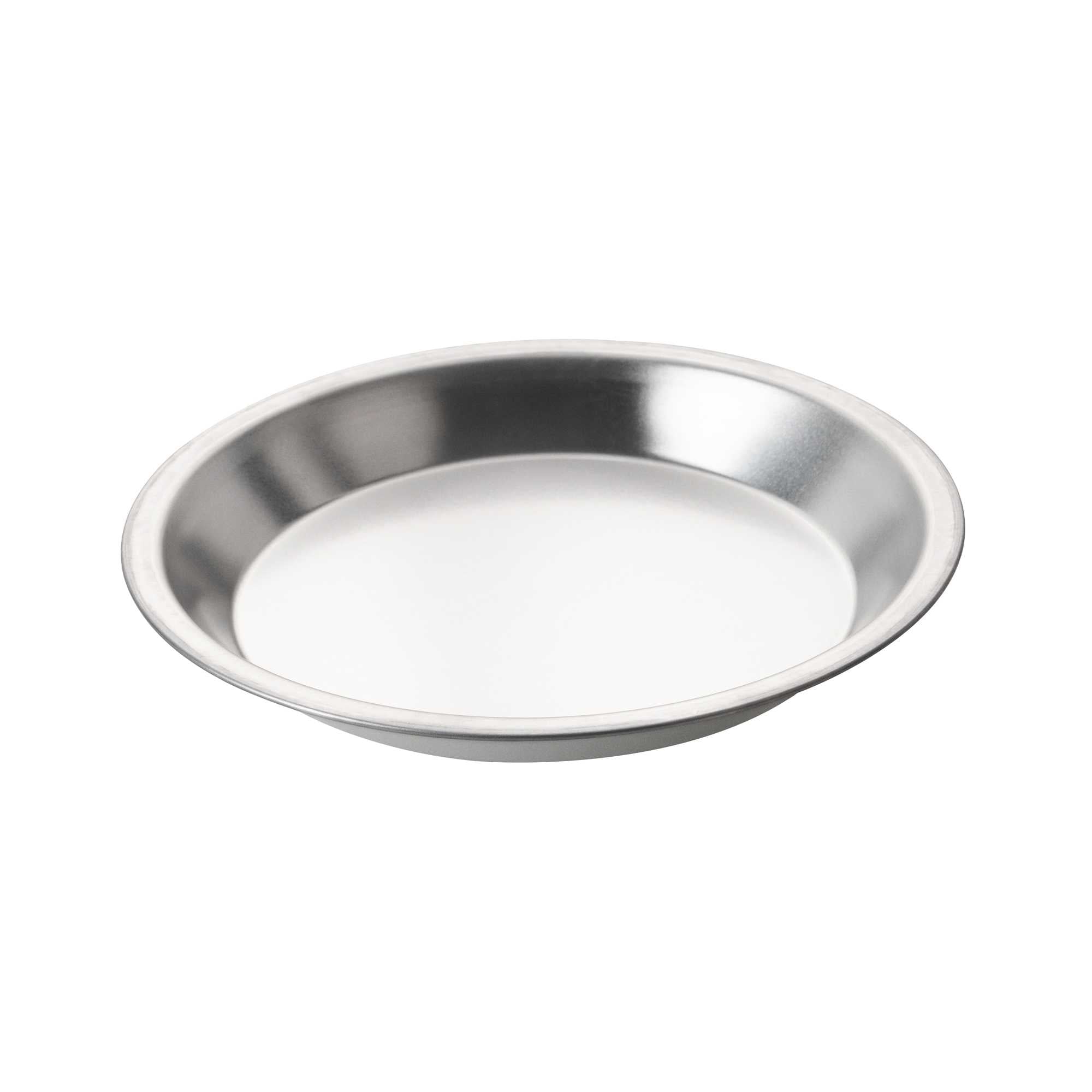 Pastry Tek 18 Gauge Aluminum Pie Pan - 10" x 10" x 1 1/4"- 1 count box