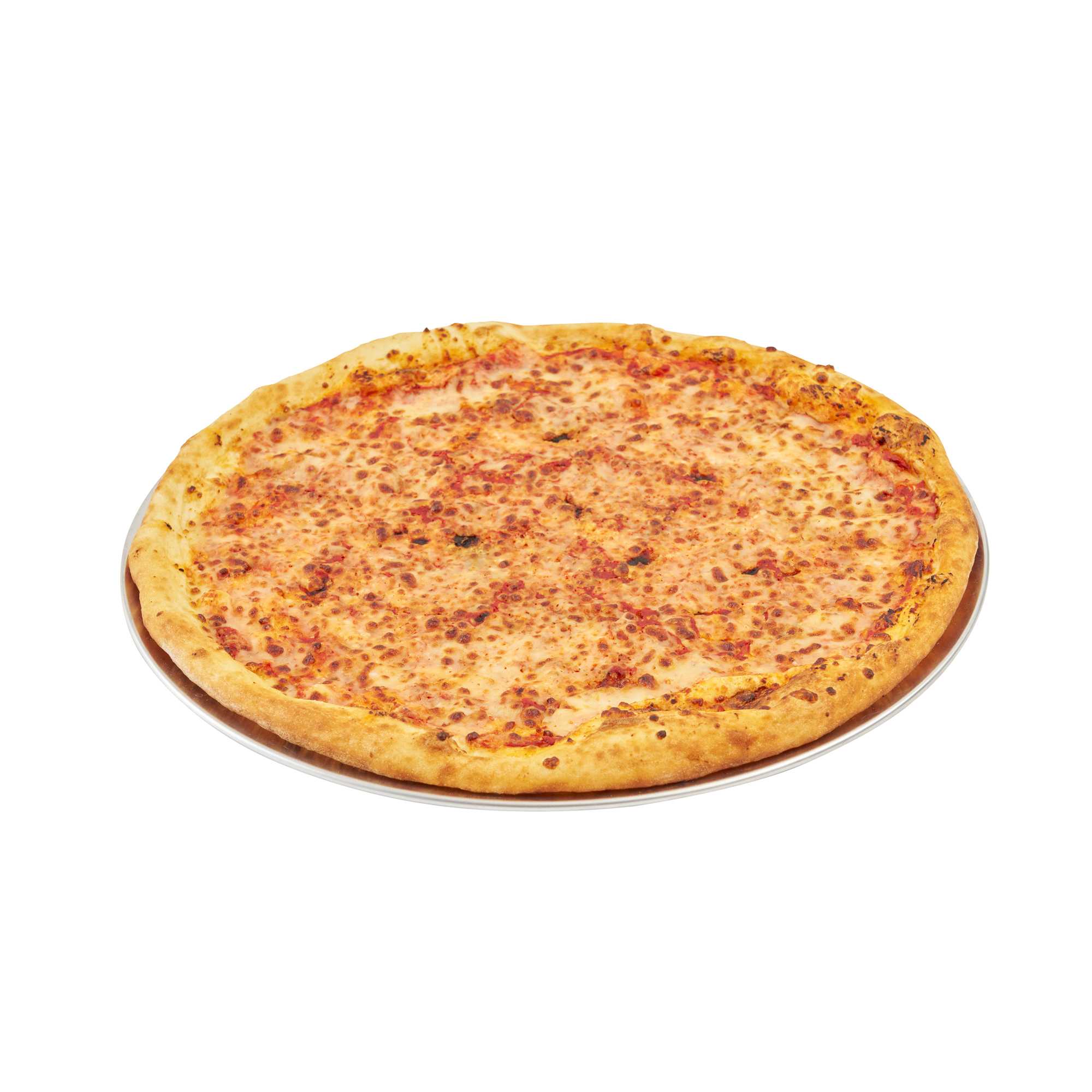 Pizzaly Aluminum Wide Rim Pizza Pan - 18" x 18" - 1 count box