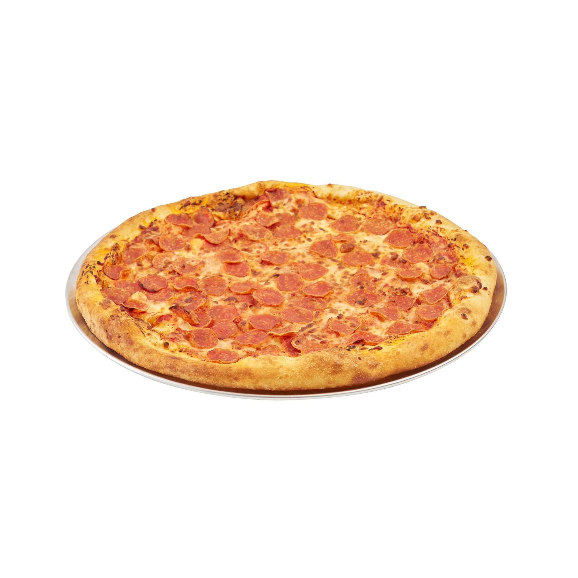 Pizzaly Aluminum Wide Rim Pizza Pan - 19" × 19" - 36 count box