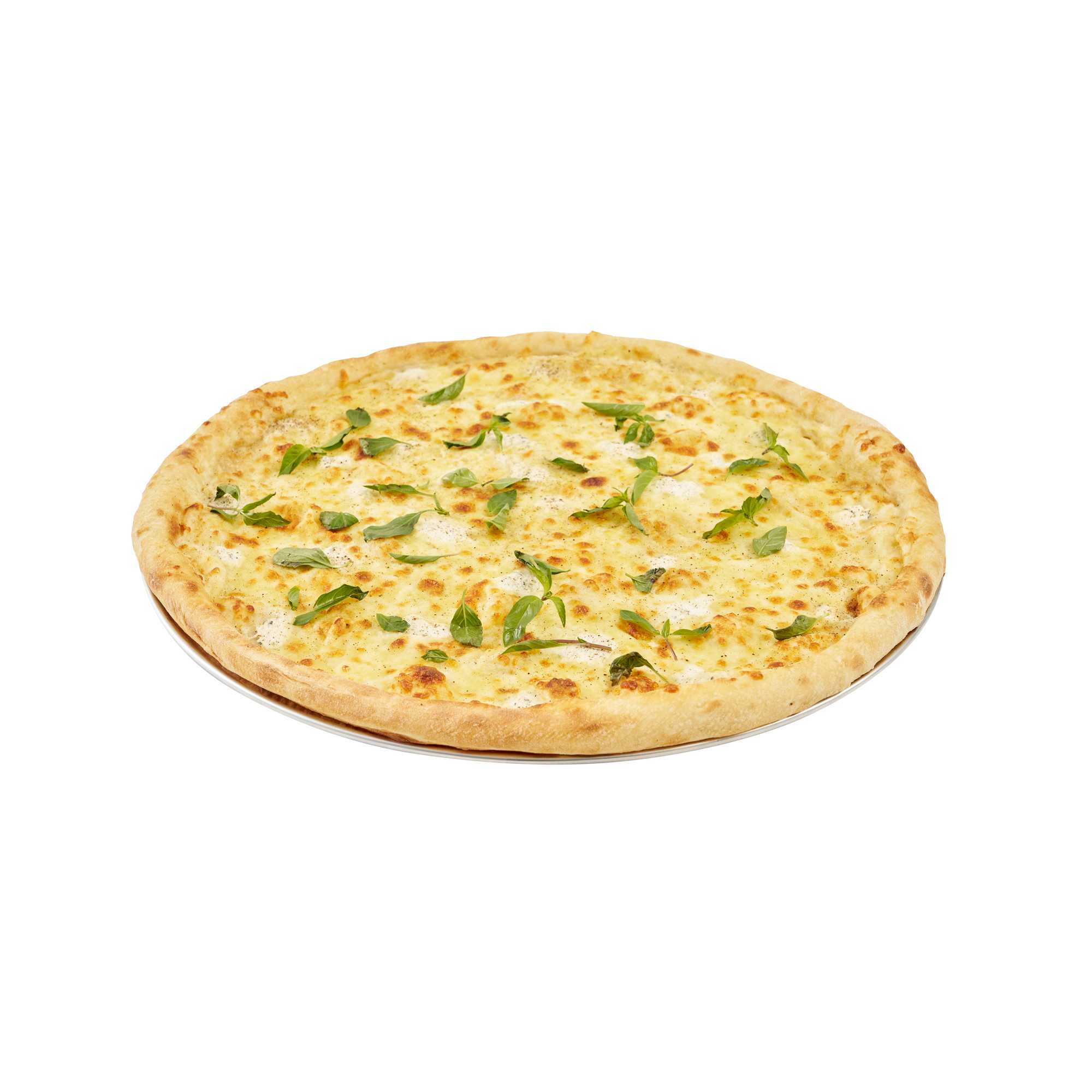 Pizzaly Aluminum Wide Rim Pizza Pan - 20" x 20" - 1 count box