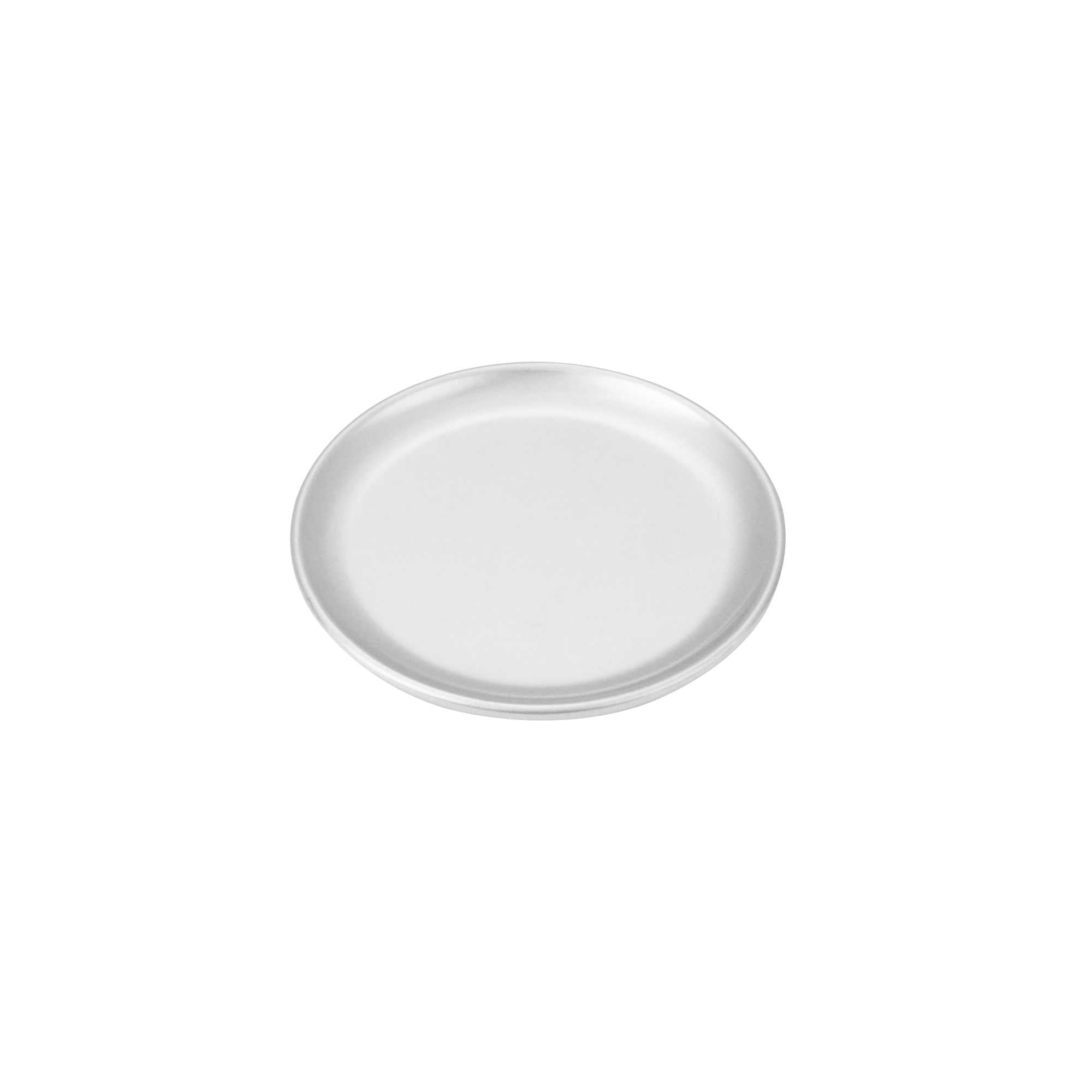 Pizzaly Aluminum Coupe Pizza Pan - 6" × 6" - 144 count box