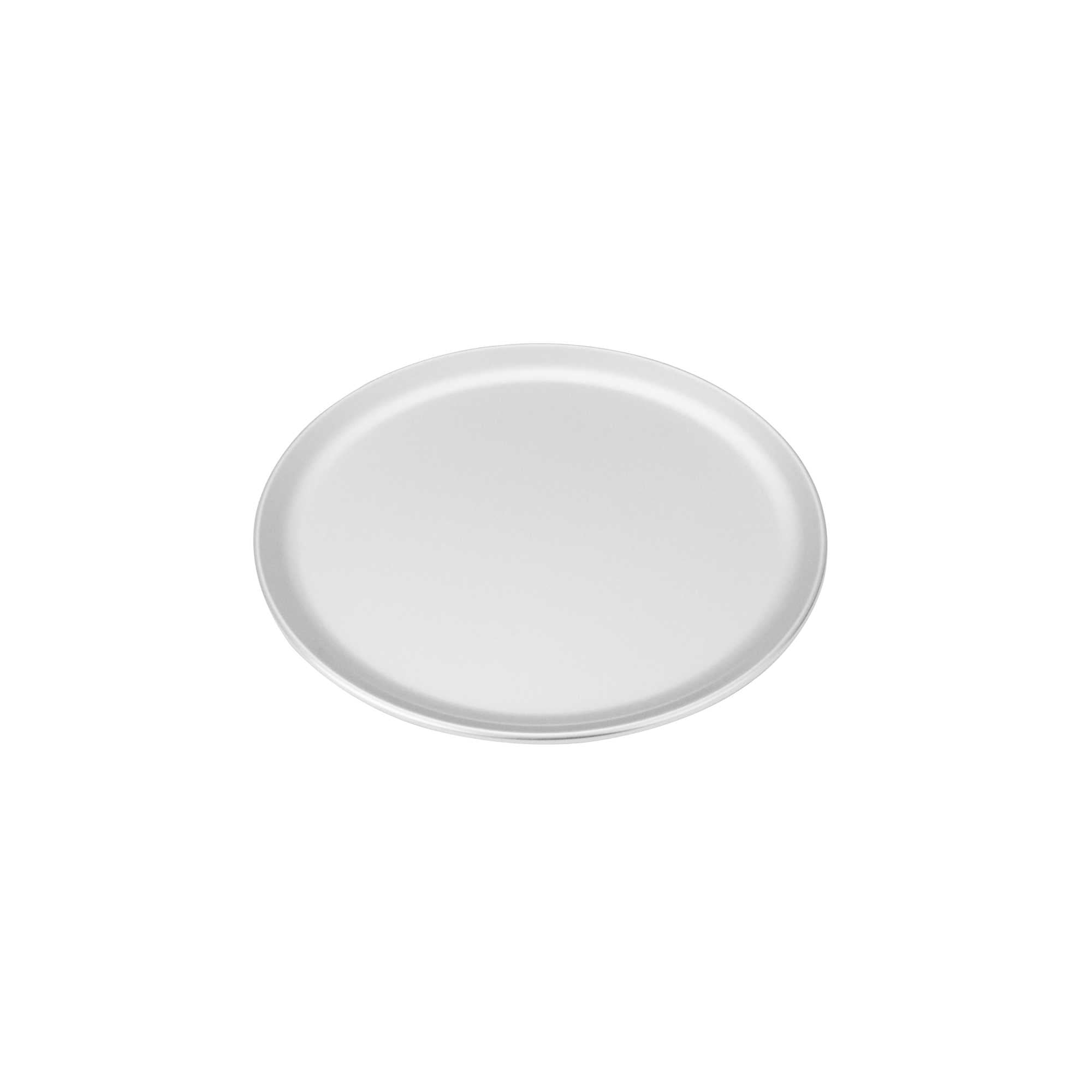 Pizzaly Aluminum Coupe Pizza Pan - 9" × 9" - 144 count box