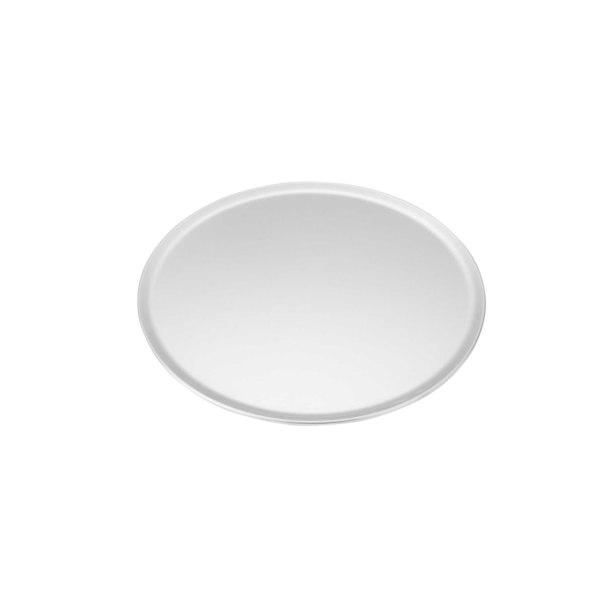 Pizzaly Aluminum Coupe Pizza Pan - 15" × 15" - 72 count box