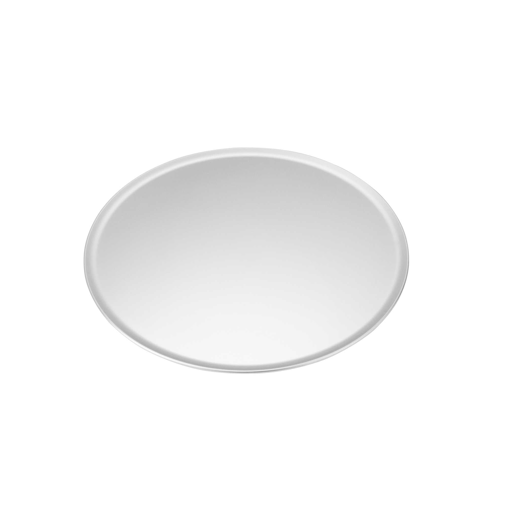 Pizzaly Aluminum Coupe Pizza Pan - 18" x 18" - 1 count box