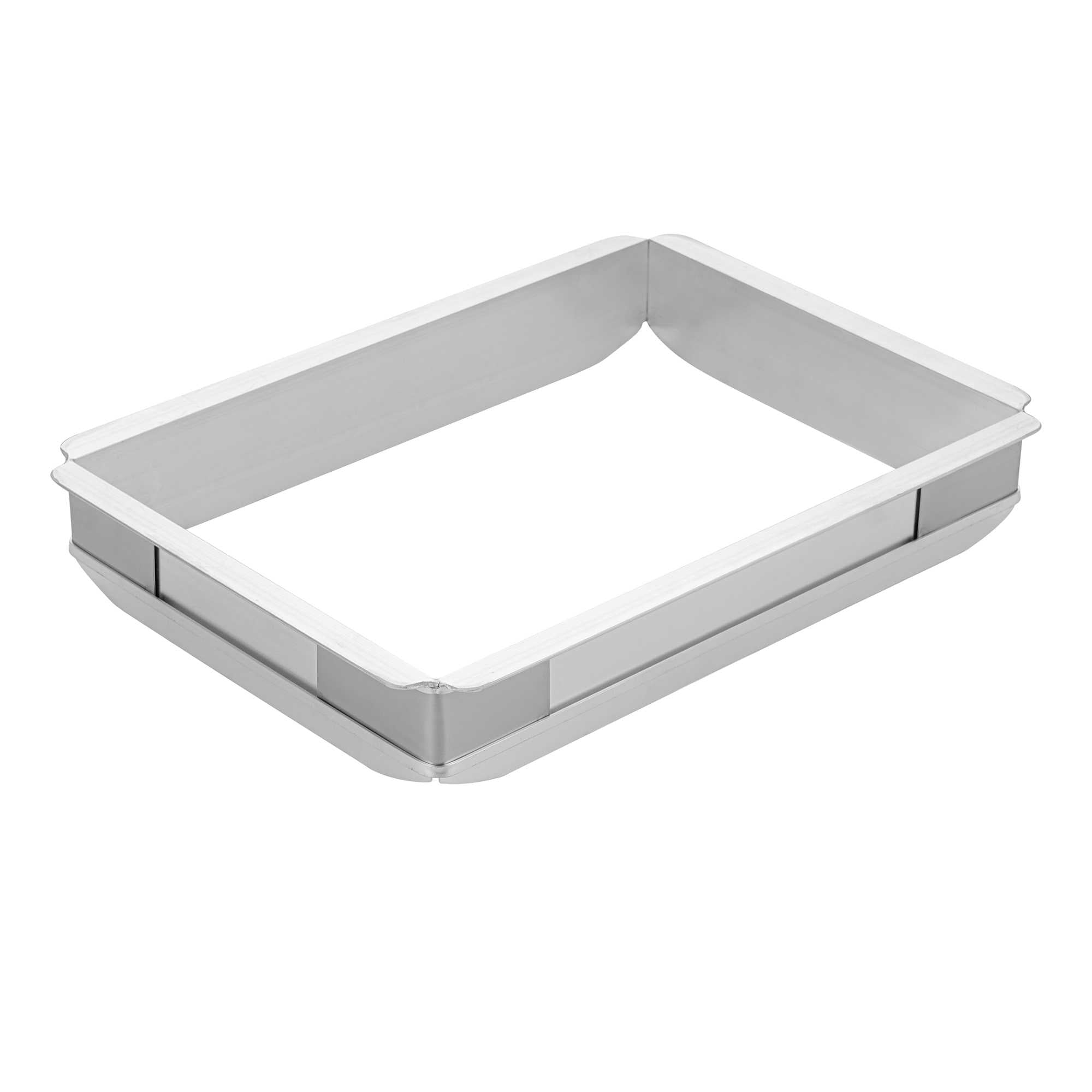 Pastry Tek Aluminum Quarter Size Sheet Pan Extender - 12" x 8 1/4" x 2" - 1 count box