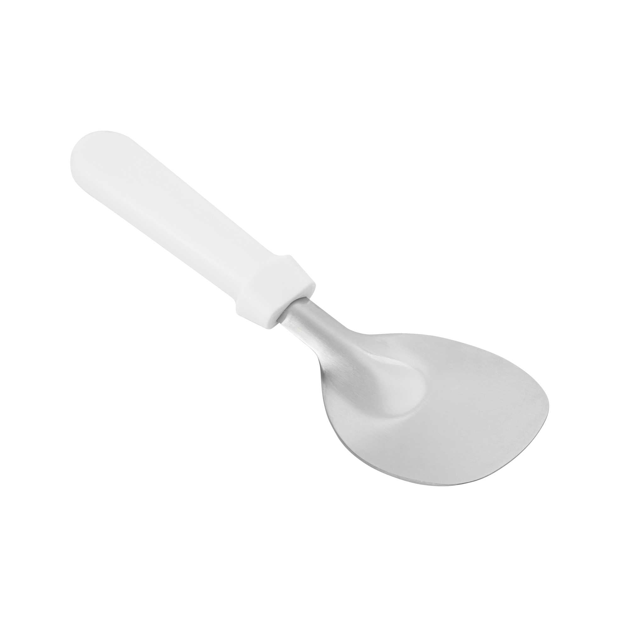 Scoop Haus Stainless Steel Ice Cream Spade - with White Handle - 10" x 3" x 1 1/4" - 1 count box