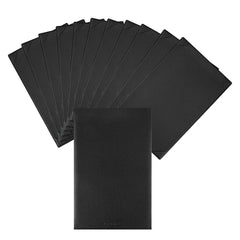 Chef 101 Black Vinyl Menu Board - Single Panel, 1-View - 8 1/2