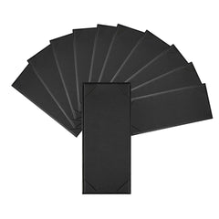 Chef 101 Black Vinyl Menu Board - Single Panel, 2-View - 4 1/4